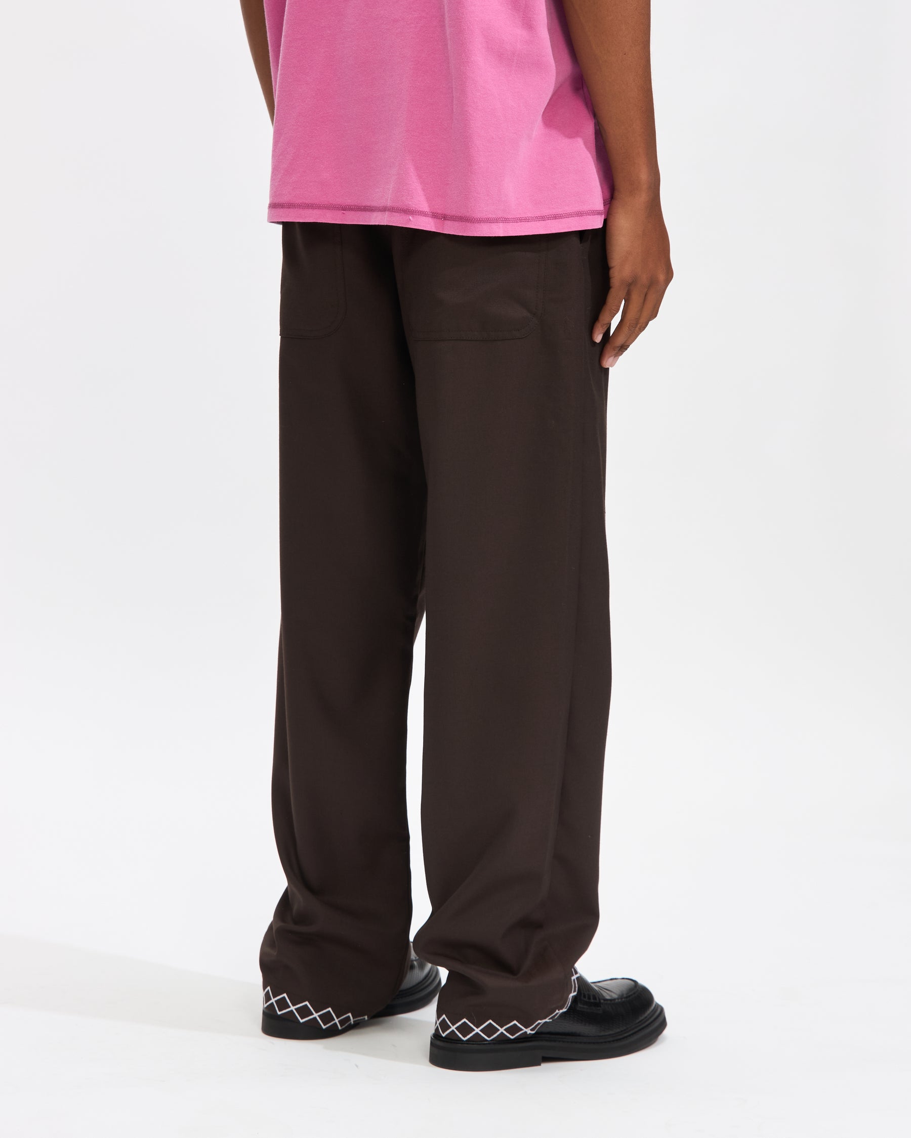 Carne Bollente Night & Day Pants in Brown Homme Essentials