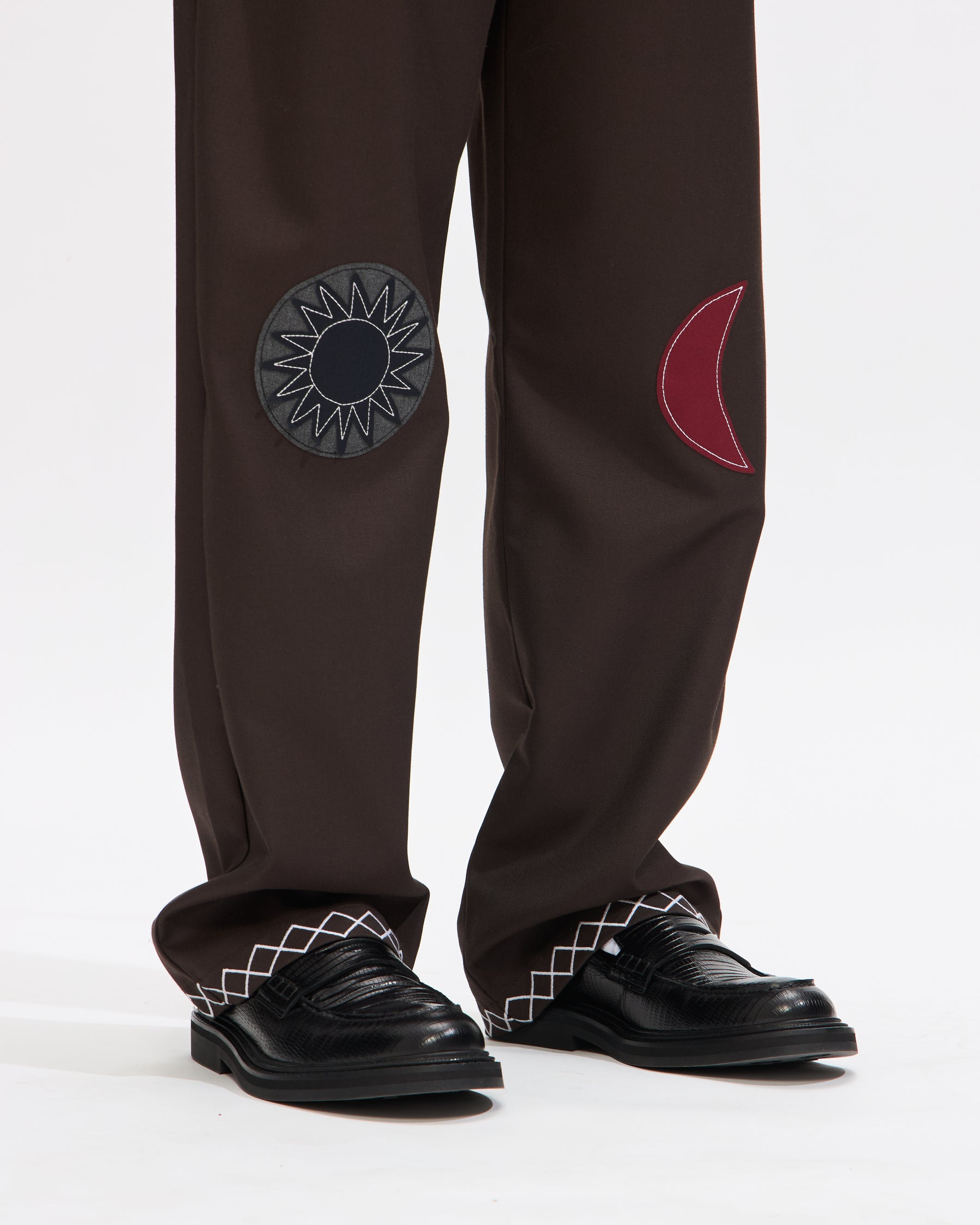 Carne Bollente Night & Day Pants in Brown Homme Essentials
