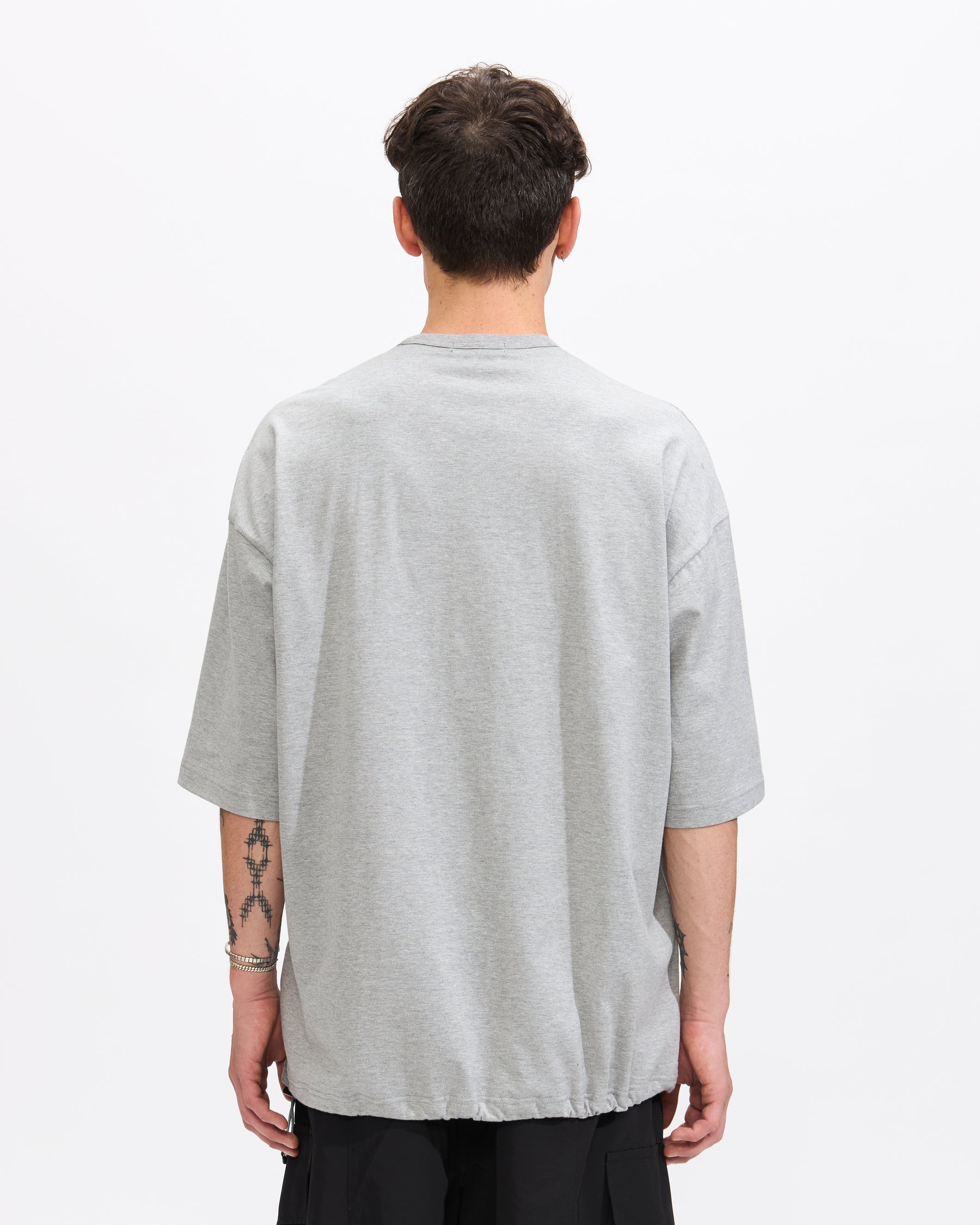 Comme des Garçons Homme Drawstring Pocket T-Shirt in Grey Homme Essentials
