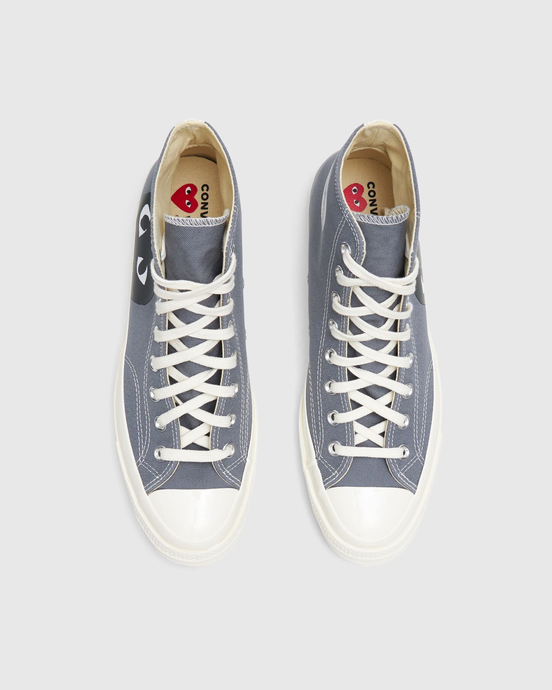 Comme des Garçons Play Black Heart Chuck Taylor All Star '70 High in Grey