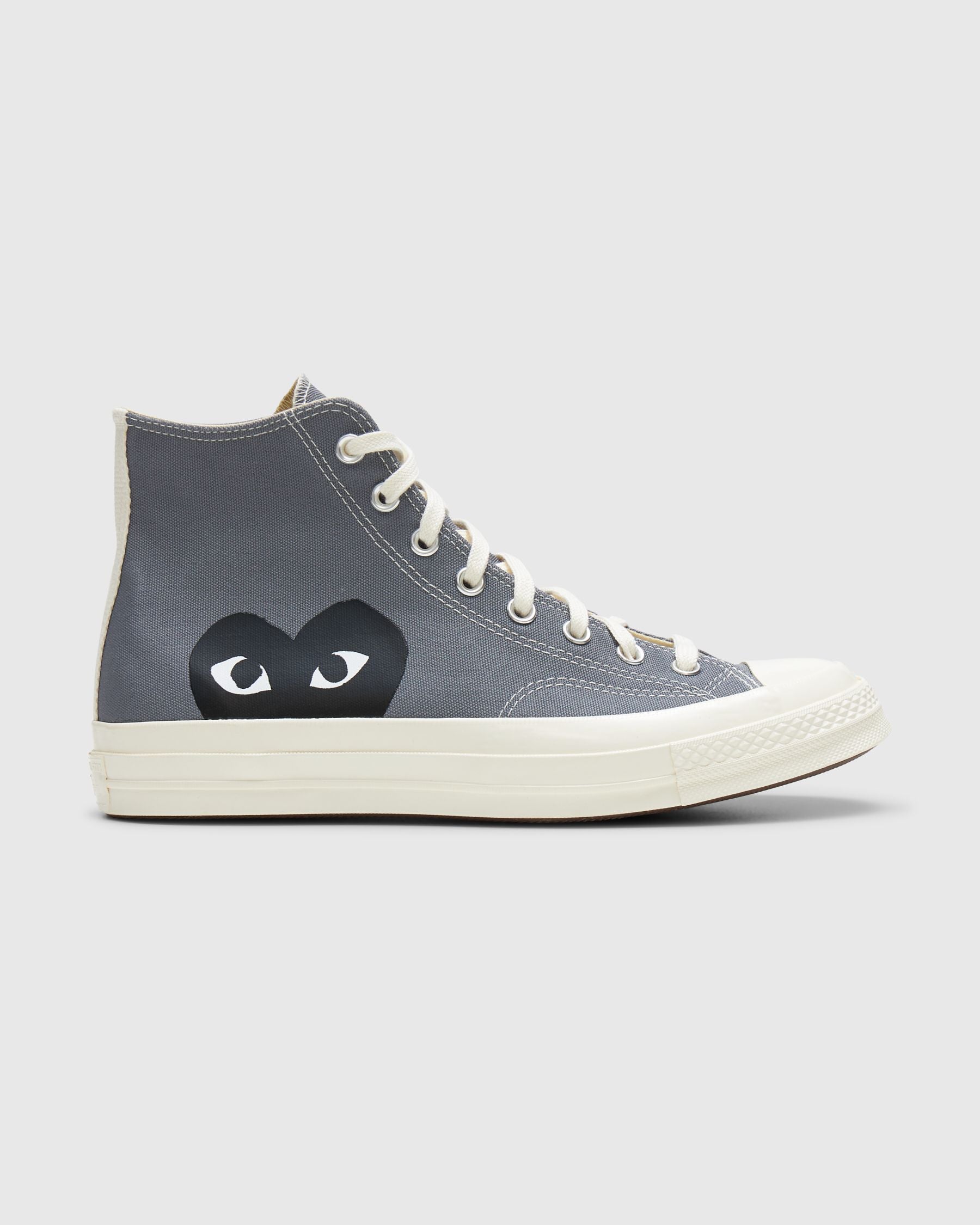 Comme des Garçons Play Black Heart Chuck Taylor All Star '70 High in Grey
