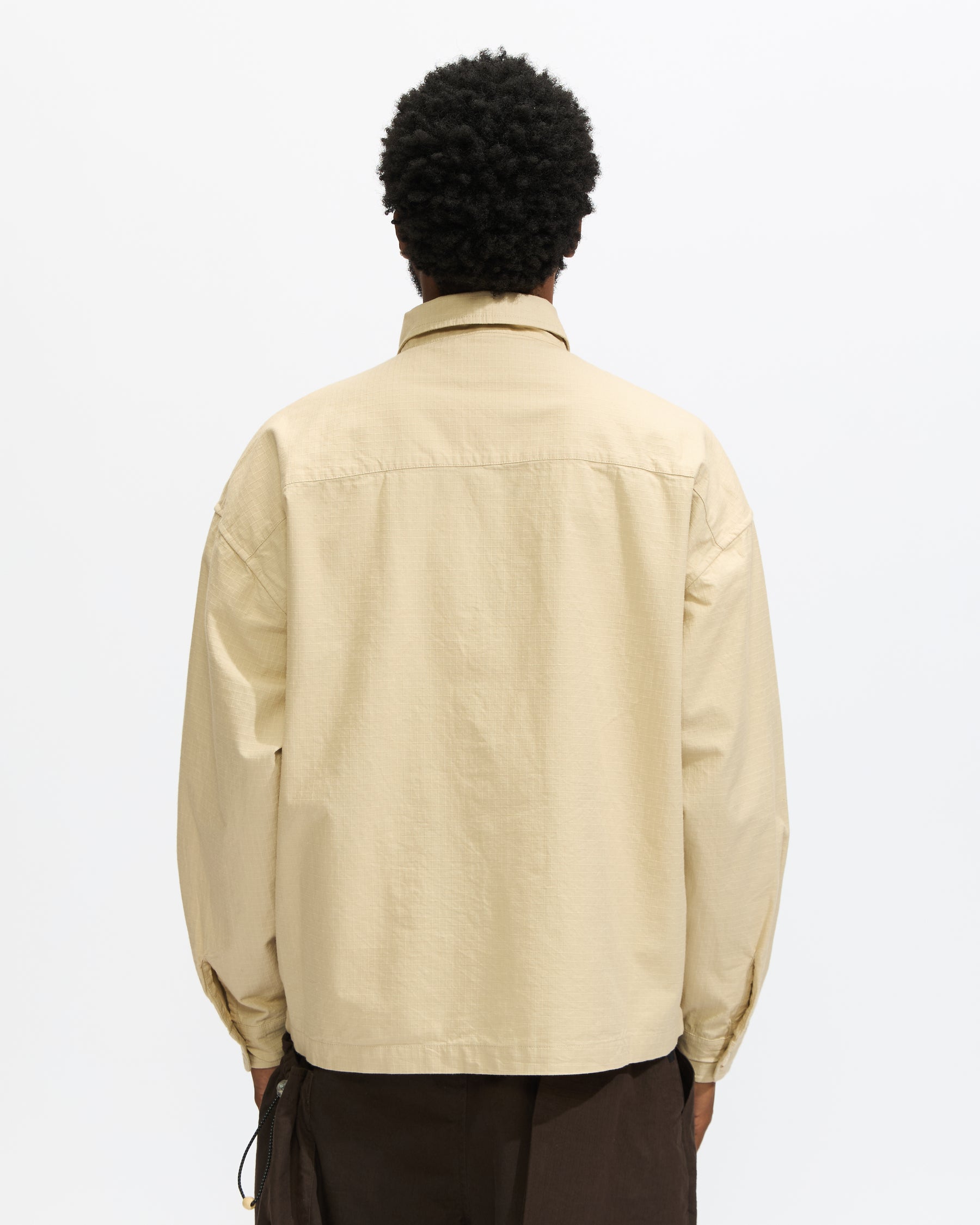 Earth/Studies MS-109 Research Shirt in Dried Sage Homme Essentials