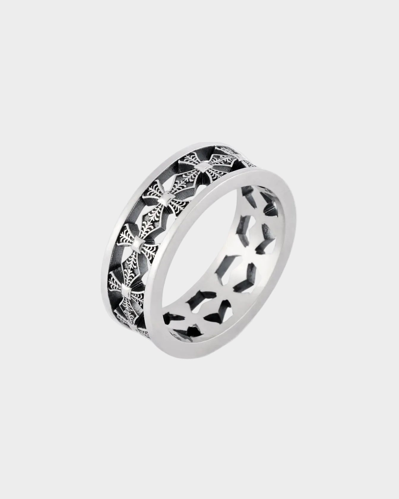 Serge DeNimes Silver Clement Ring