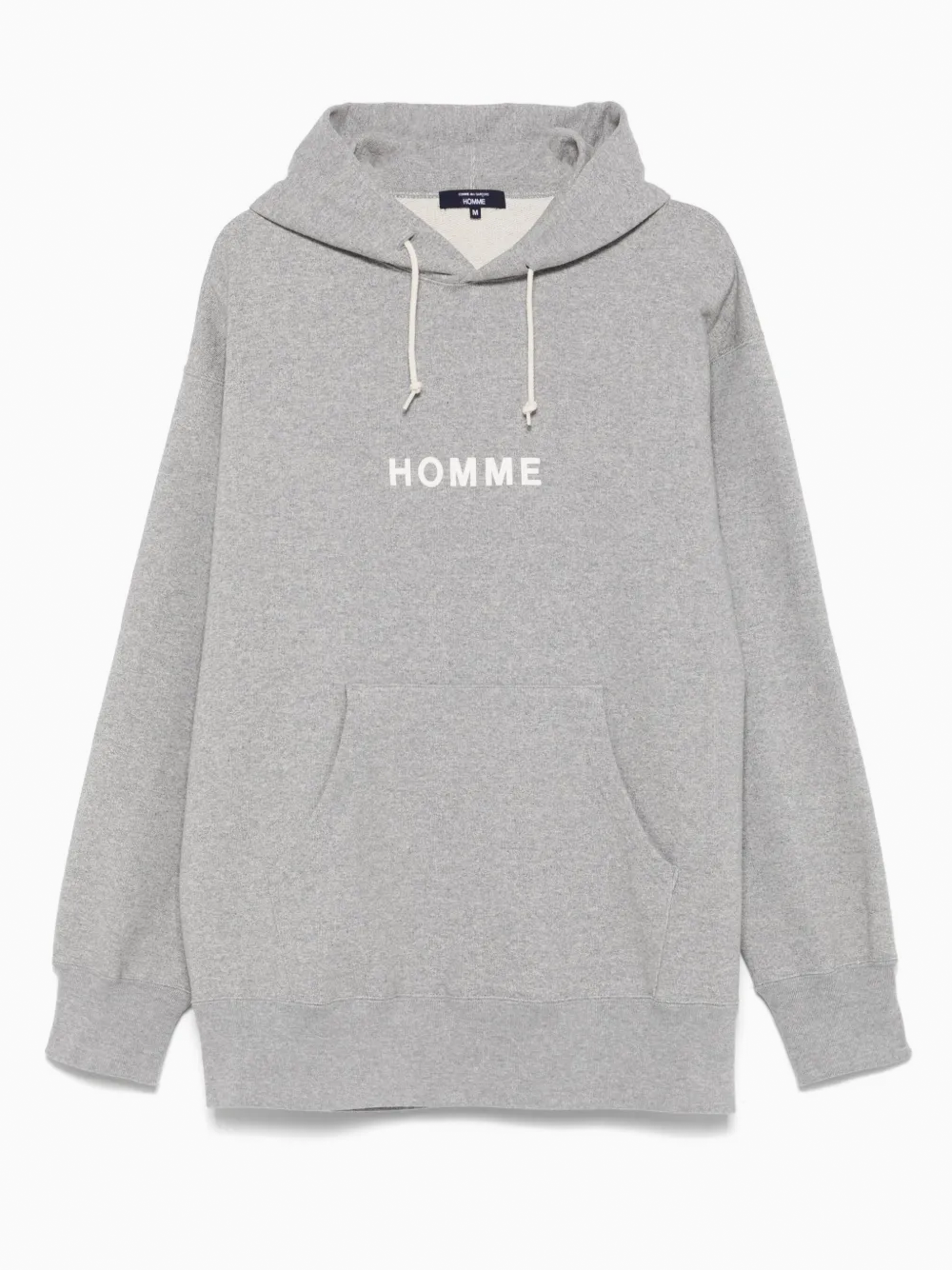 Logo Print Hoodie in Grey