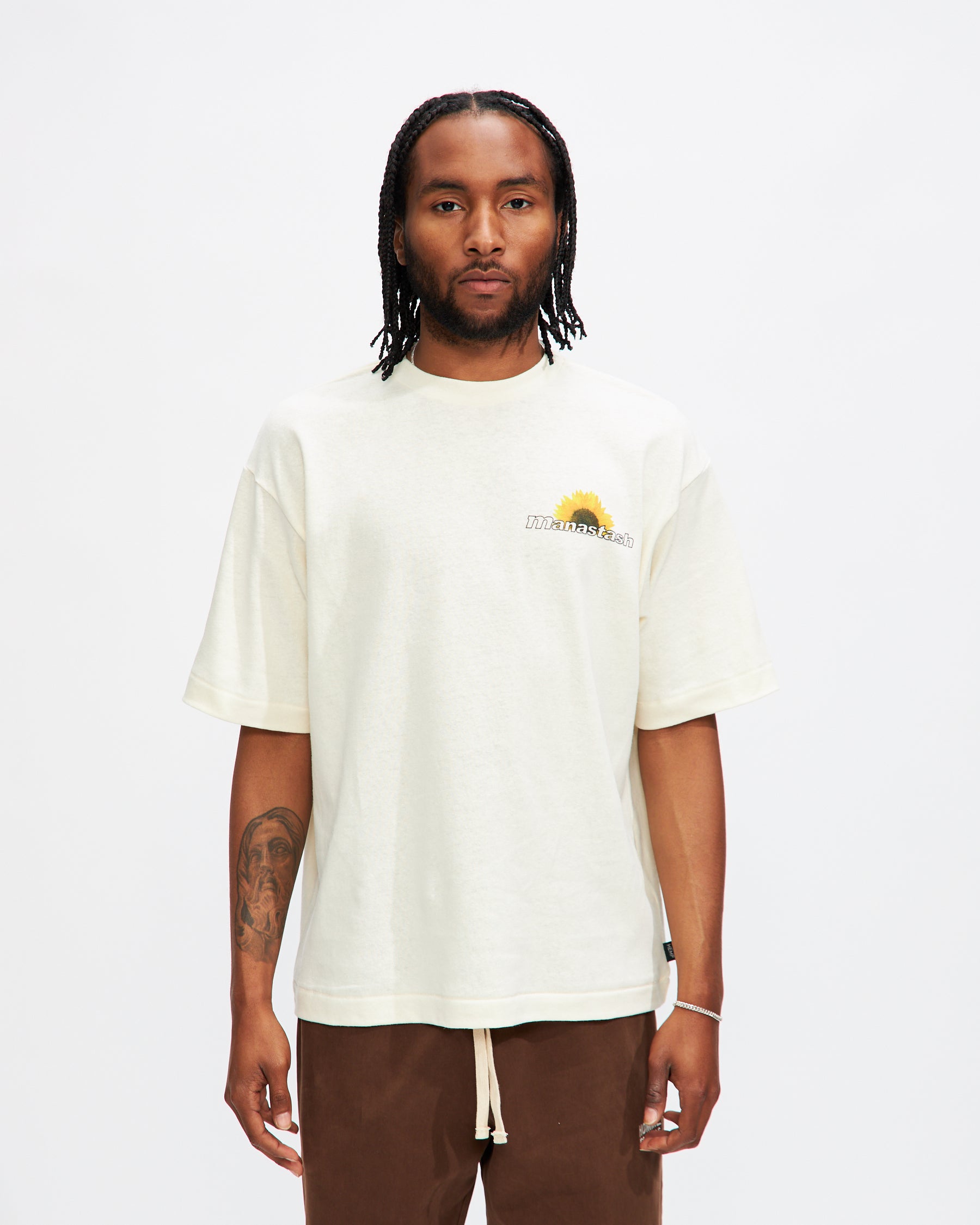Hemp Tree Sun T-Shirt in Natural