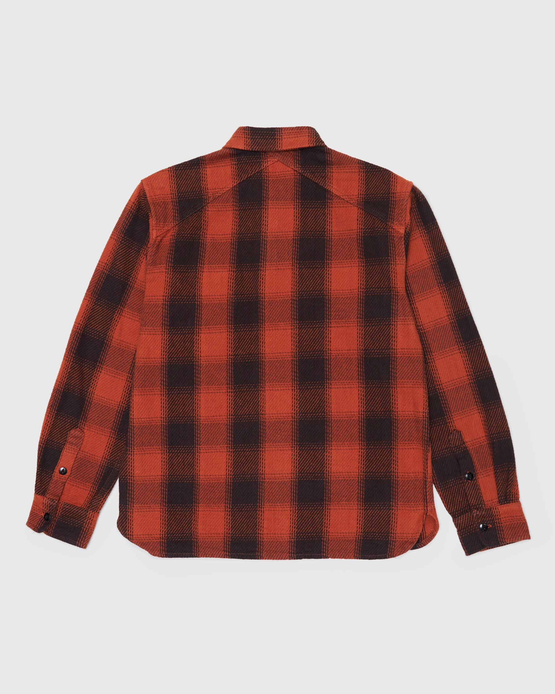 Crosscut Flannel in Rust Twill