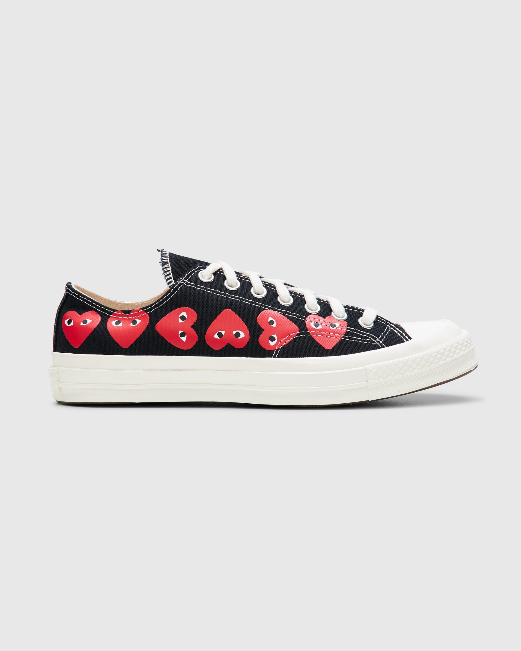 Multi Red Heart Chuck Taylor All Star '70 Low in Black