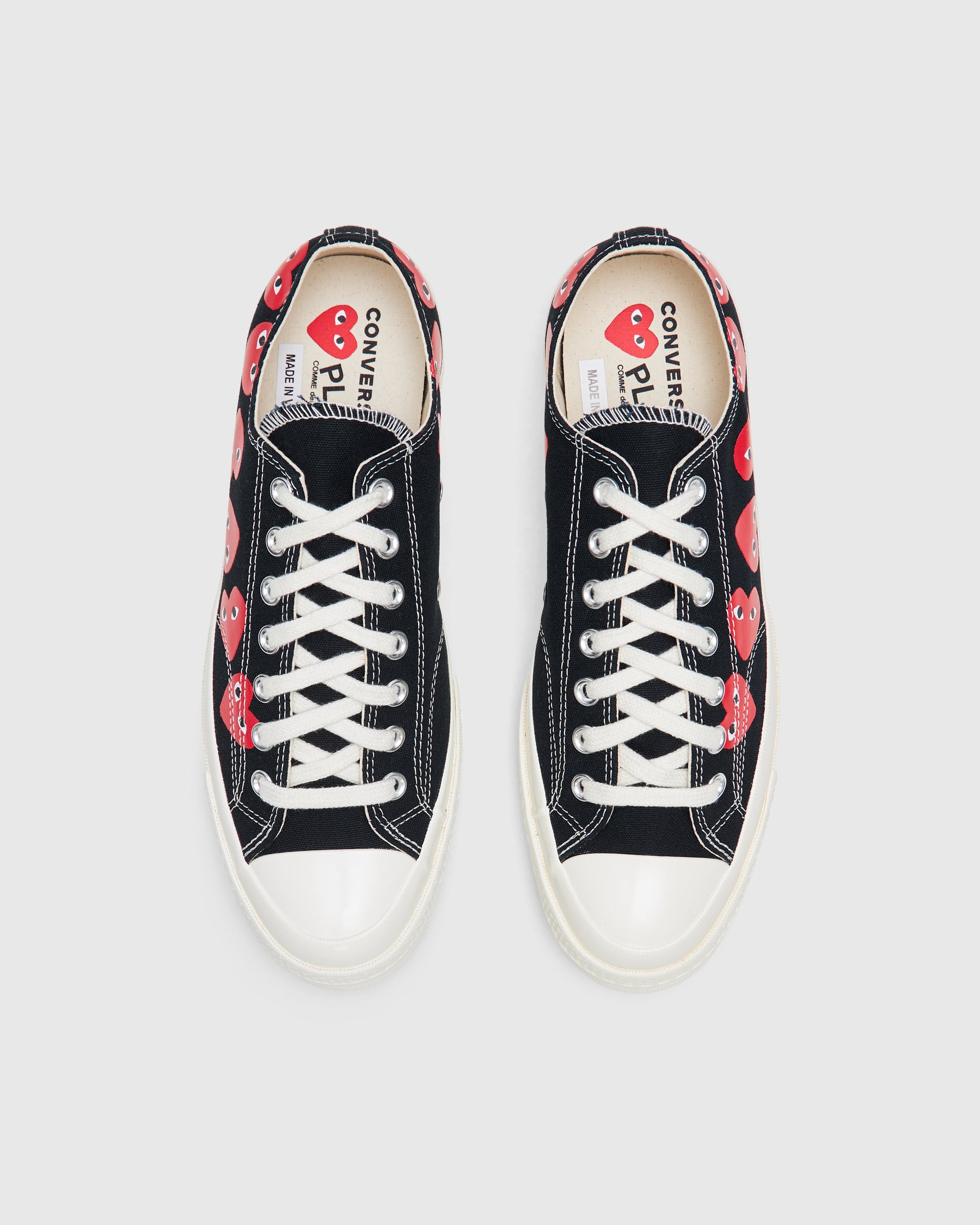 Multi Red Heart Chuck Taylor All Star '70 Low in Black