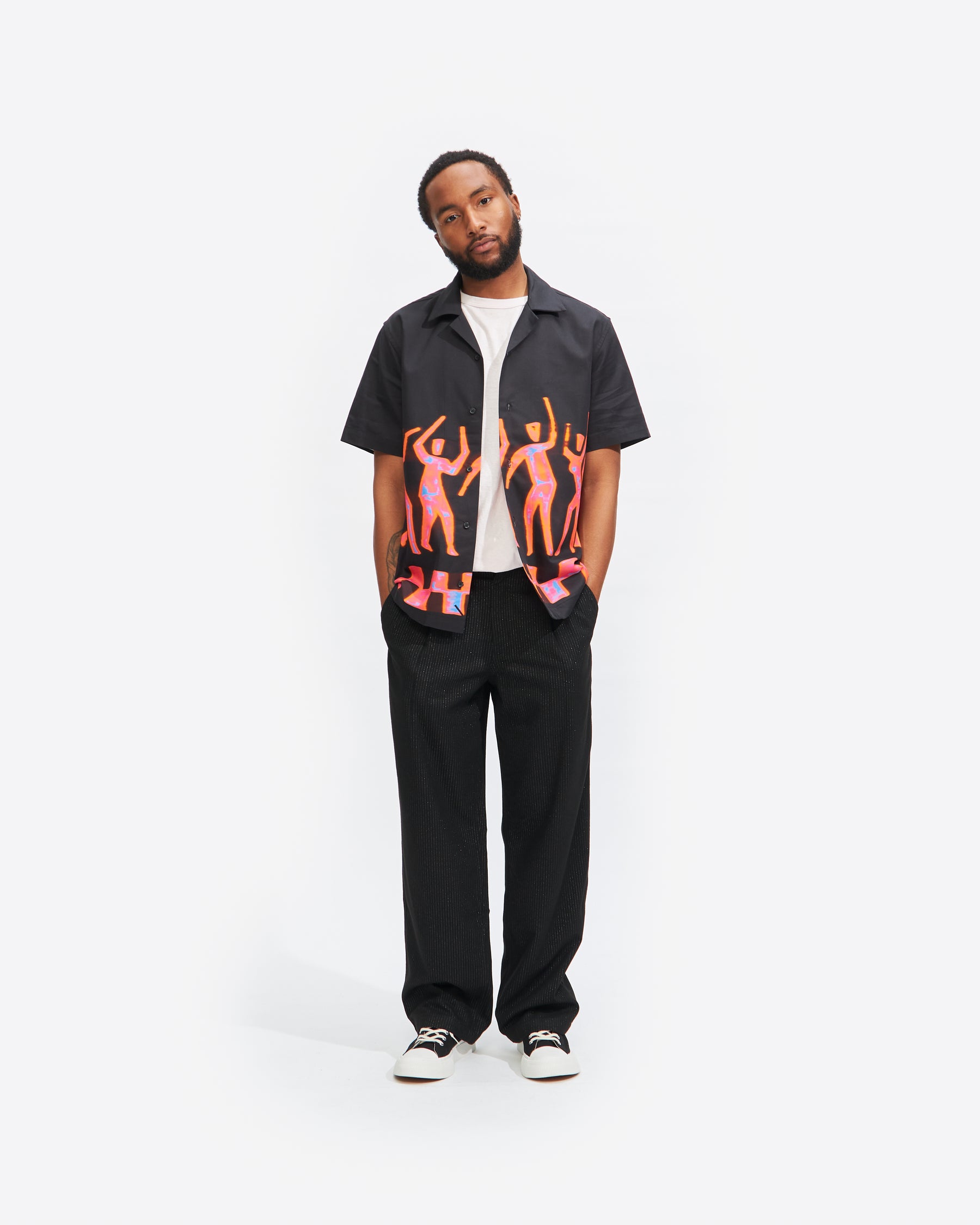 Canty Dancer SS Shirt in Black
