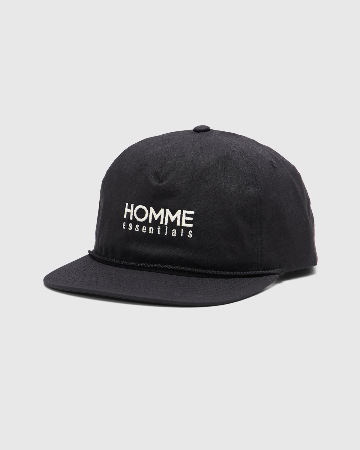 Homme Essentials Homme Shop Hat in Black