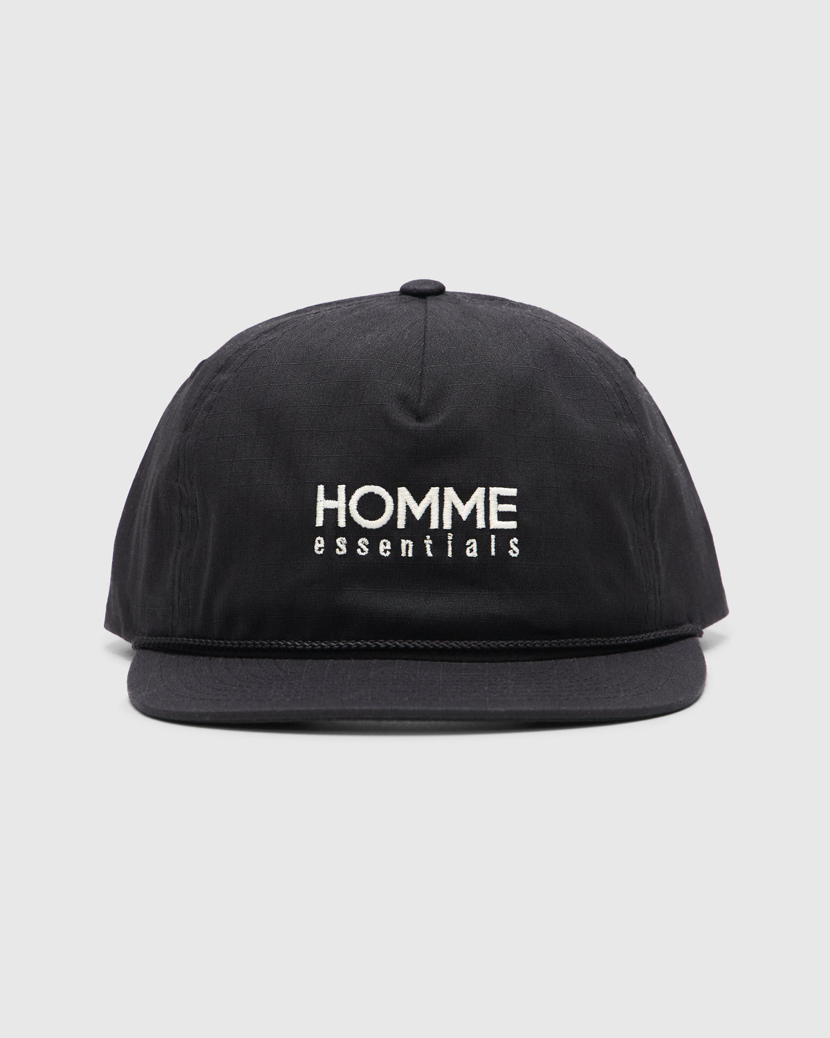 Homme Essentials Homme Shop Hat in Black
