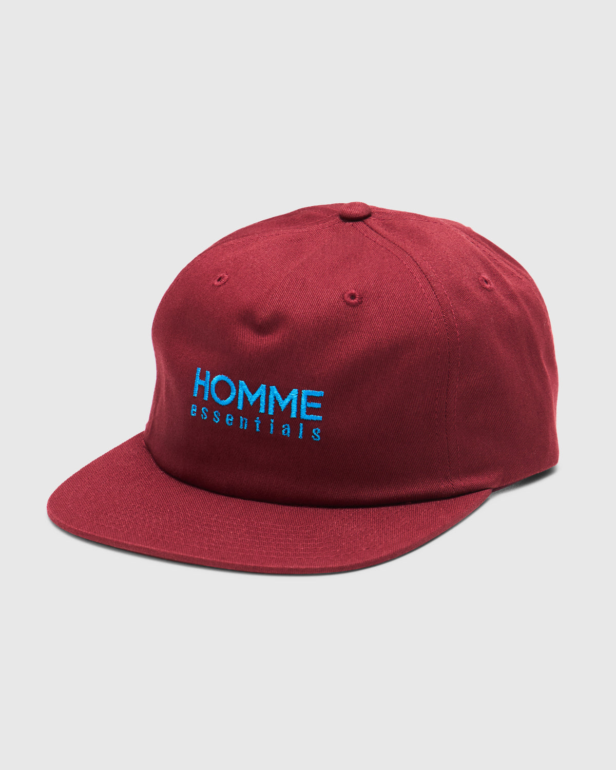 Homme Essentials Homme Shop Hat in Burgundy