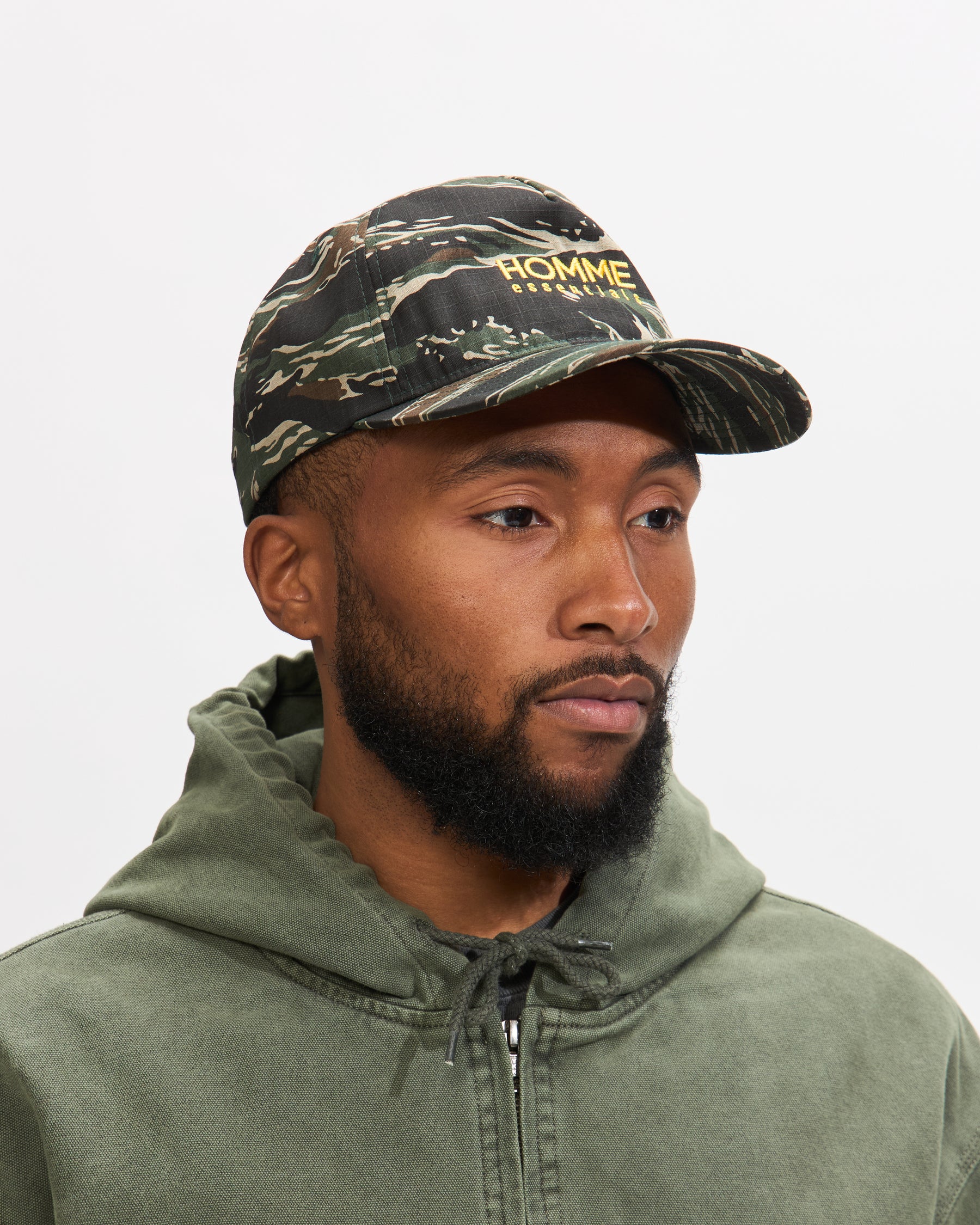 Homme Essentials Homme Shop Hat in Tigerstripe Camo