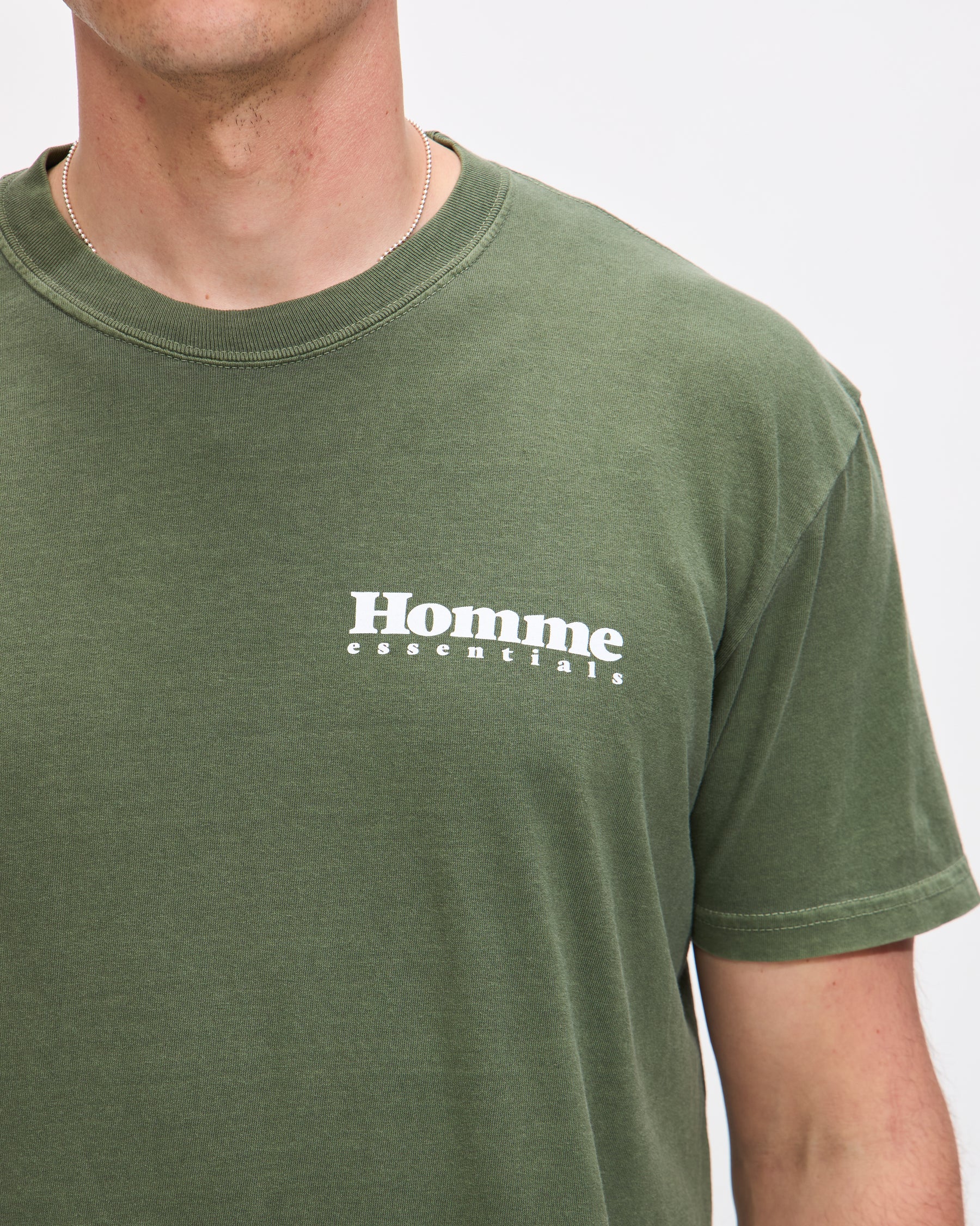 Homme Shop Tee in Hemp Homme Essentials