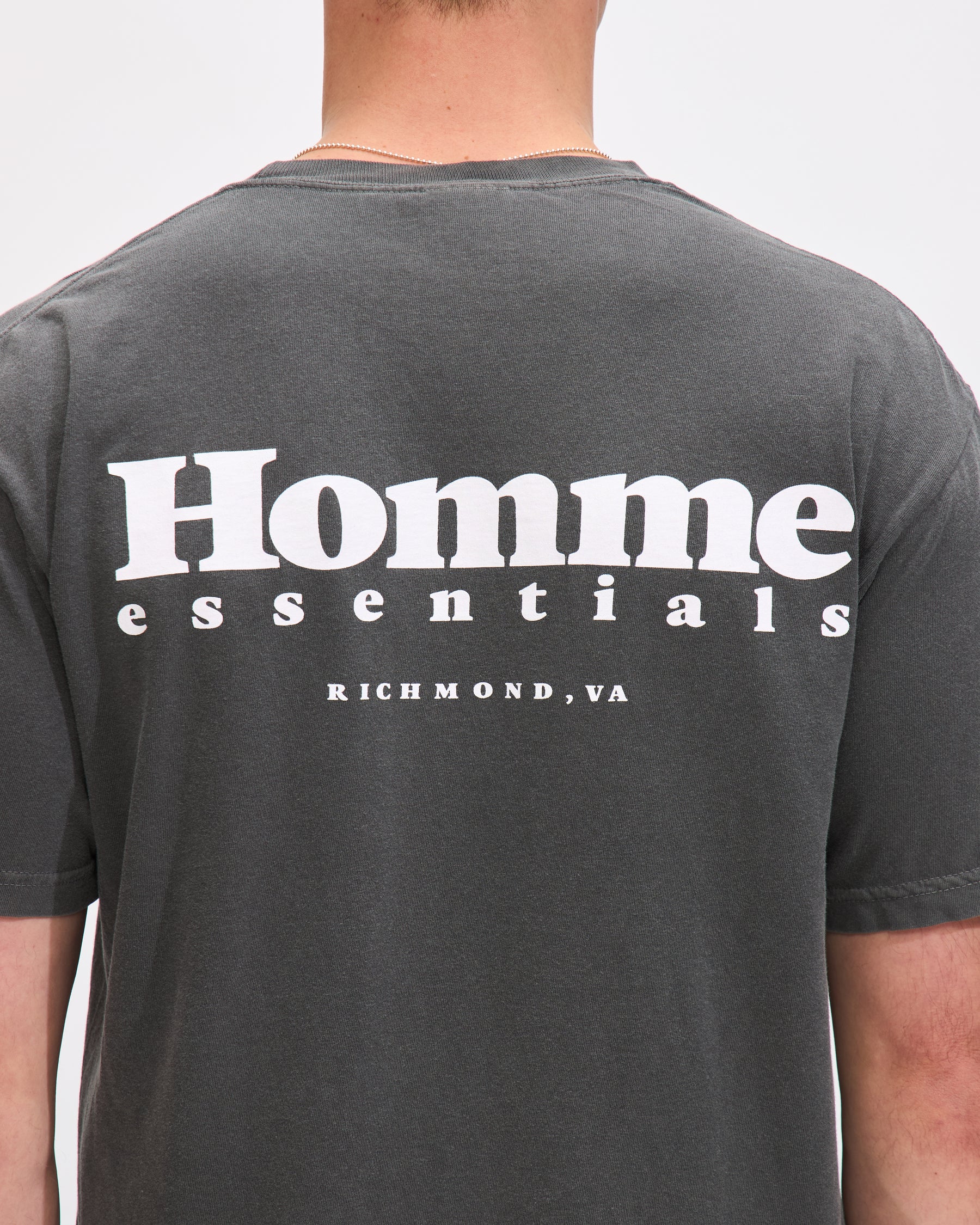 Homme Shop Tee in Pepper Homme Essentials