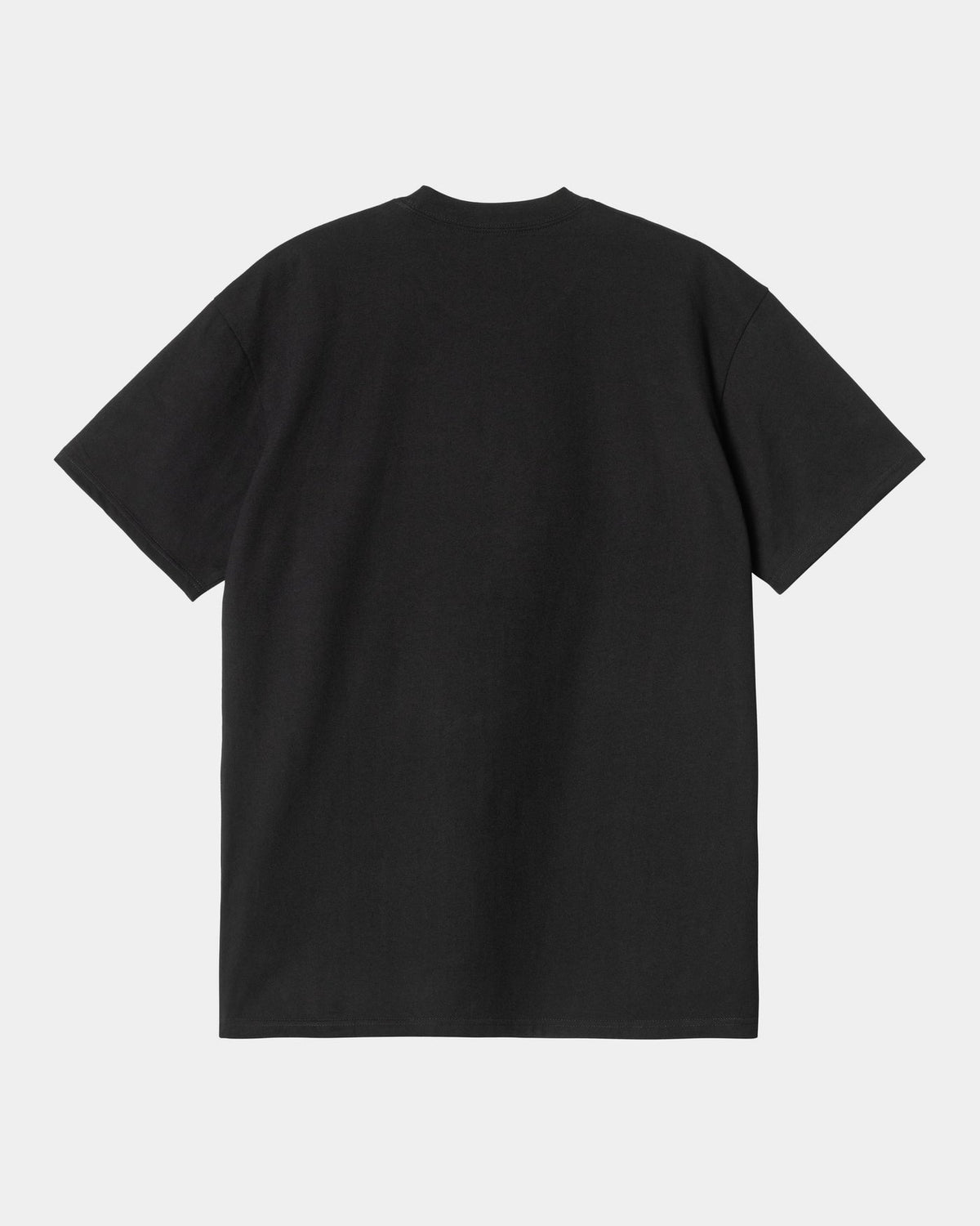 S/S Pocket Heart T-Shirt in Black