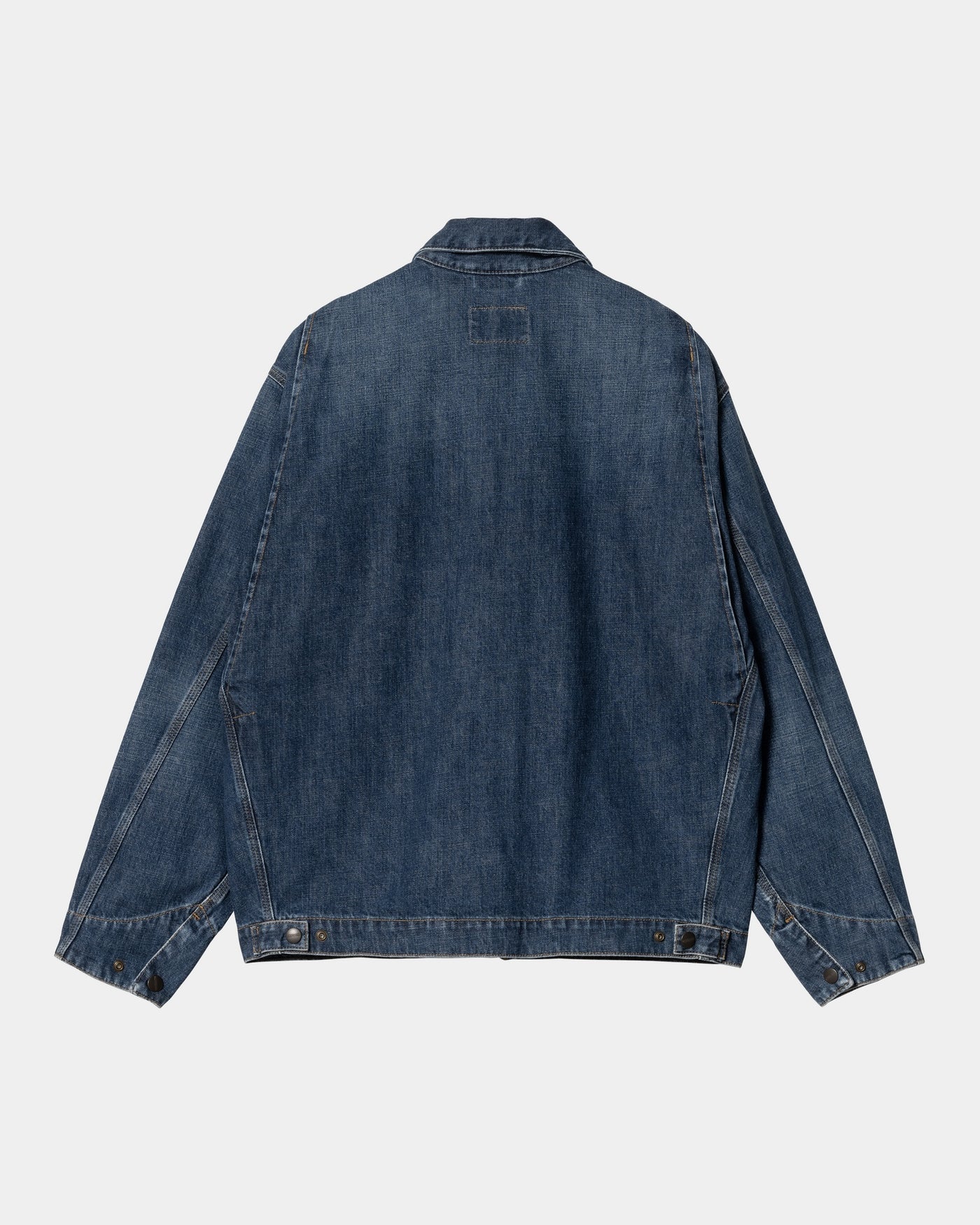OG Detroit Jacket in  Blue Dark Used Wash Denim