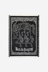 Hackwork Blanket in Black