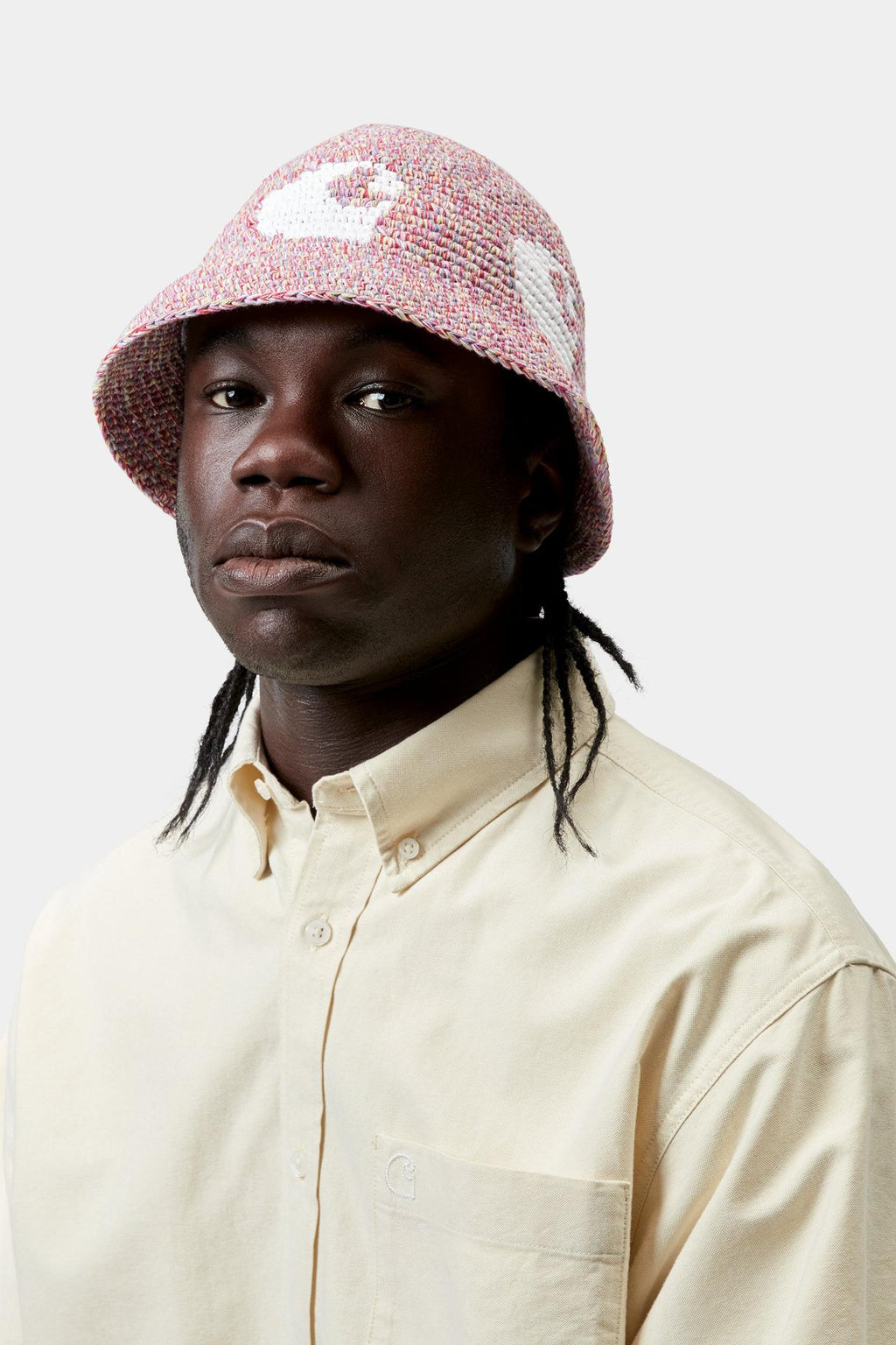 Cane Hat in Gradient Gentle Purple