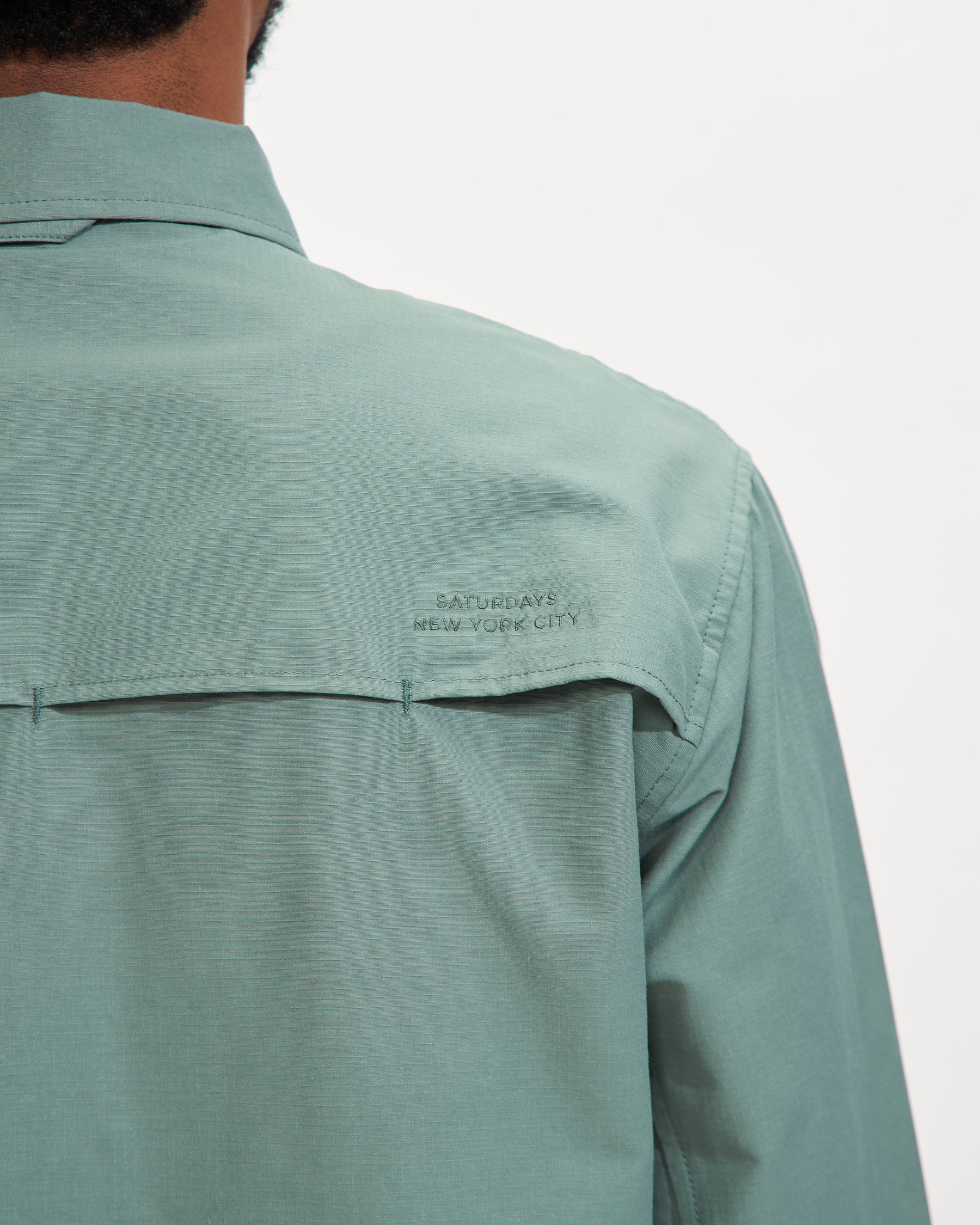 Ryan Utility LS Shirt in Dark Forest