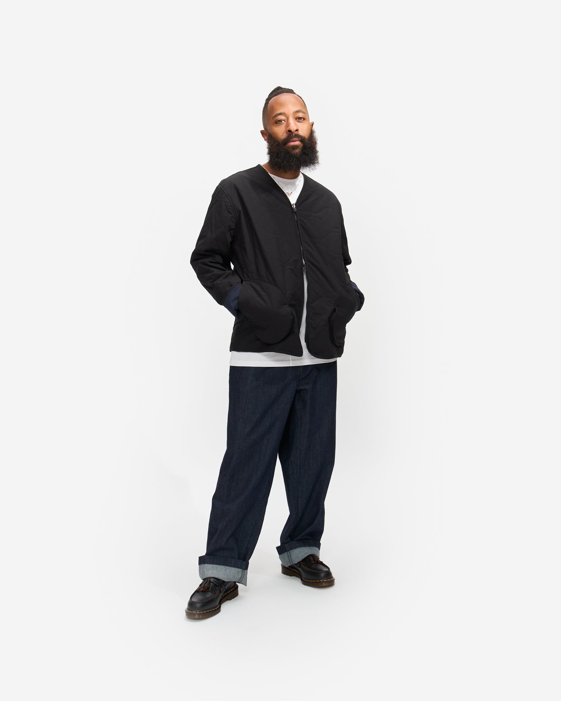 Khari Reversible Jacket in Black