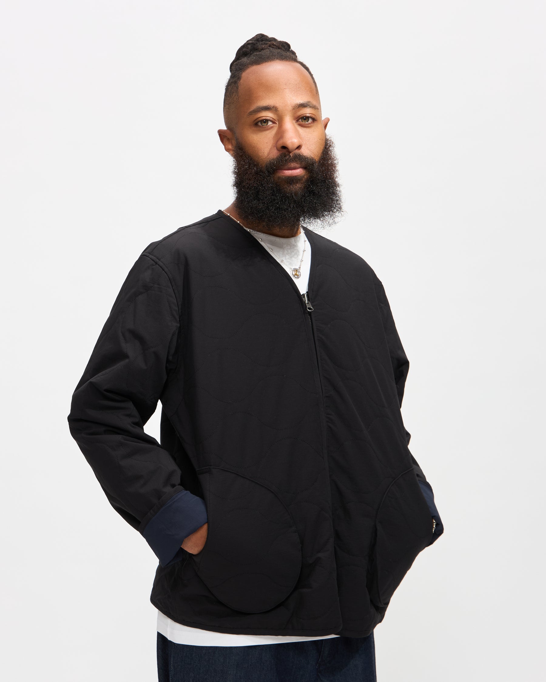 Khari Reversible Jacket in Black