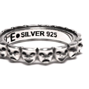 Laugh Now Cry Later Ring in Silver