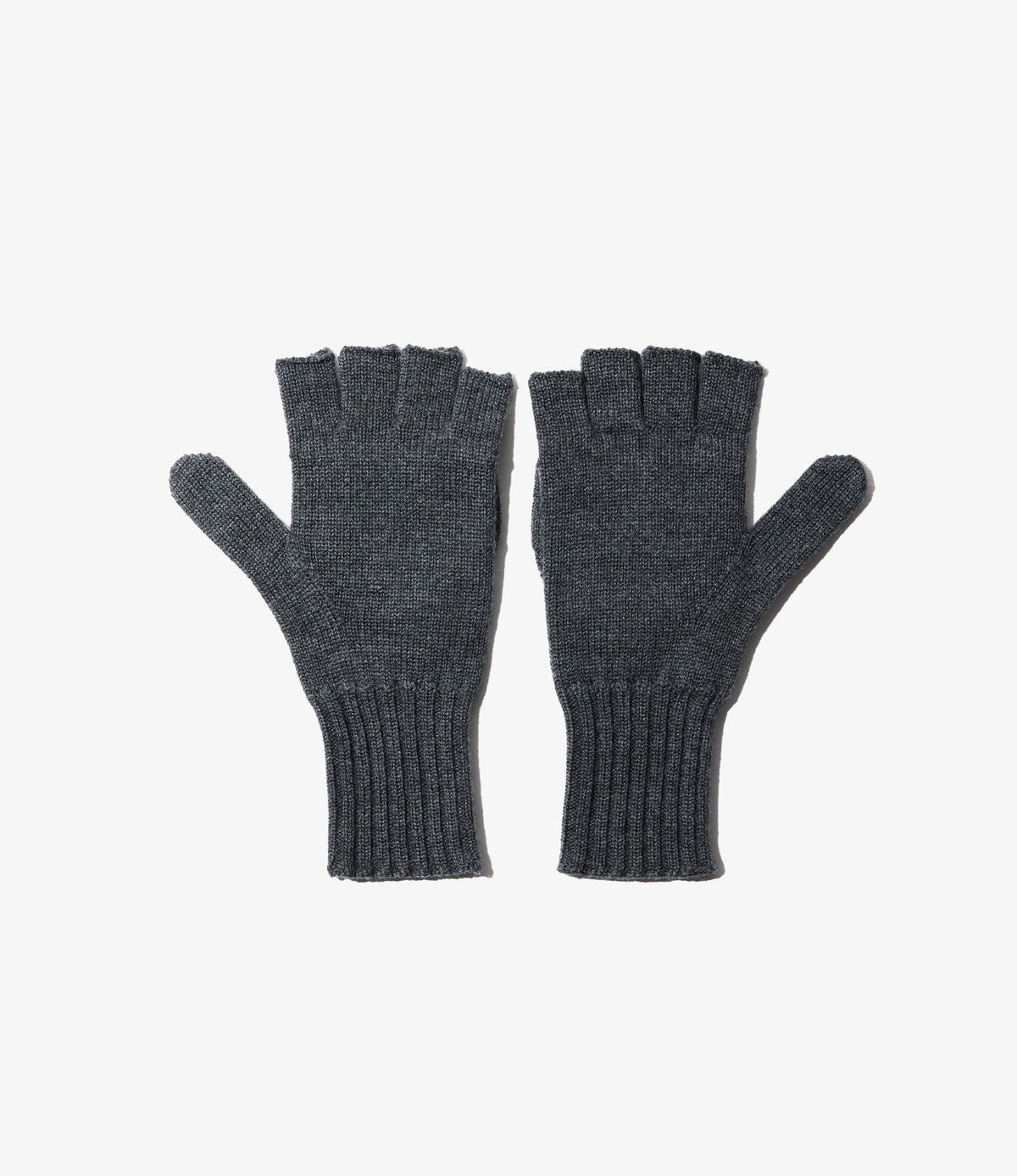 Mitten in Charcoal Wool