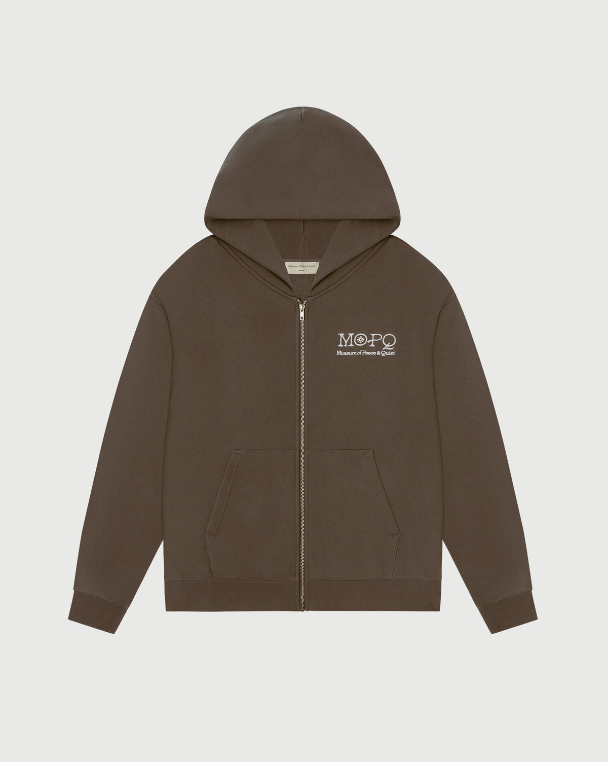 Southwest Zip-Up Hoodie in Brown