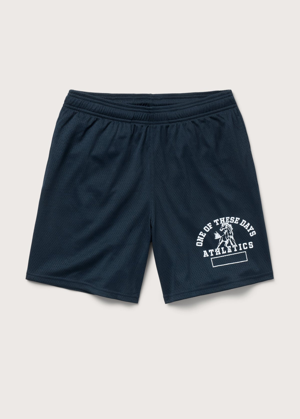 Mustang Athletics Mesh Shorts in Navy