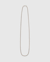 Maple 4MM Curb Chain in Silver 925 Homme Essentials