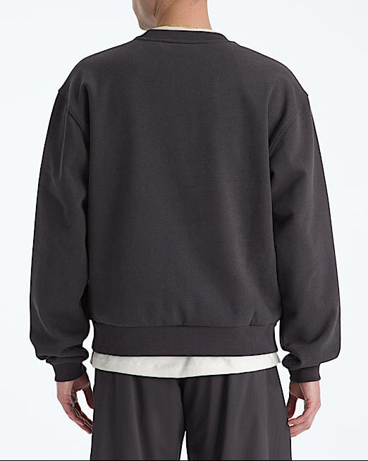 TNF Red Box Crew Neck in Obsidian