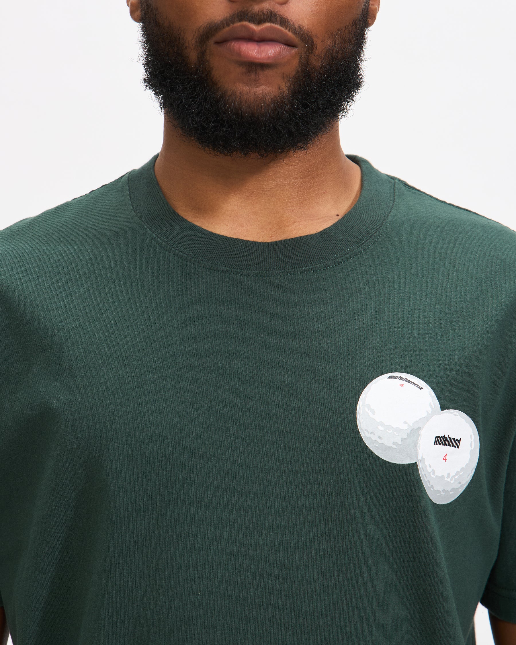 Metalwood Studio Grab Your Balls T-Shirt in Spruce Homme Essentials