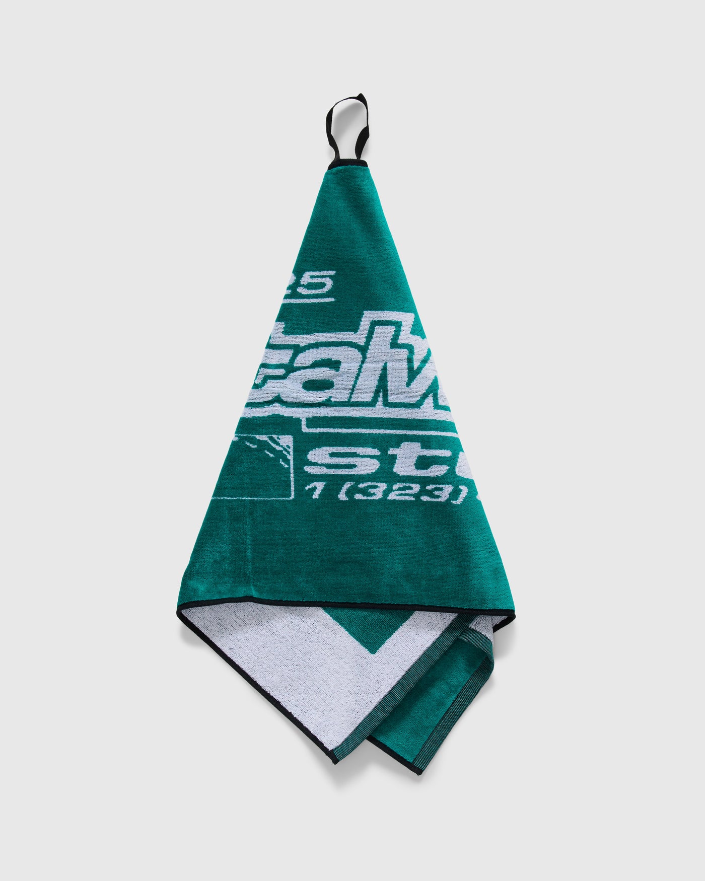 Metalwood Studio La Brea Shop Caddie Towel in Green Homme Essentials