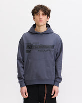Metalwood Studio La Brea Shop Hooded Sweatshirt in Gunmetal Homme Essentials