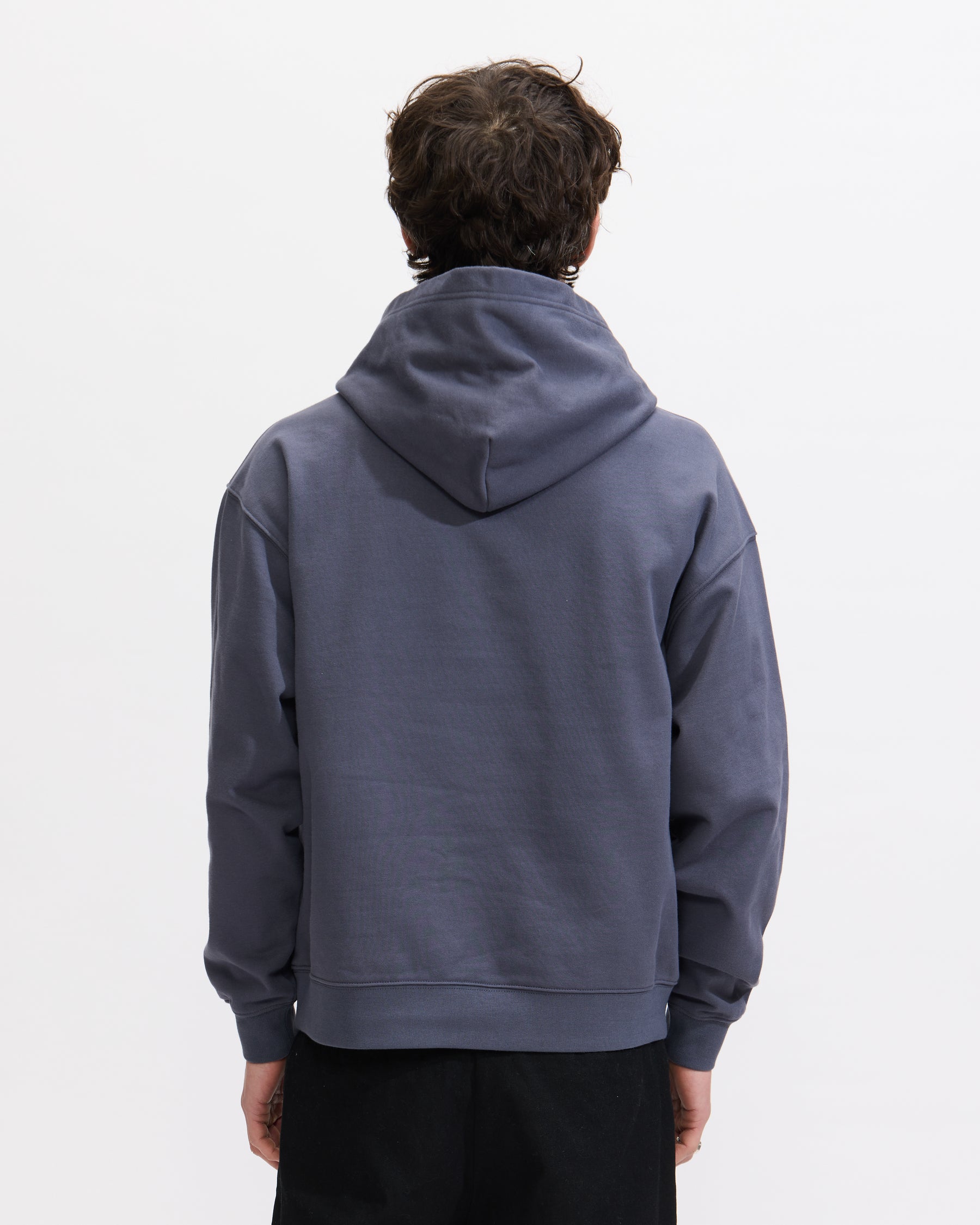 Metalwood Studio La Brea Shop Hooded Sweatshirt in Gunmetal Homme Essentials