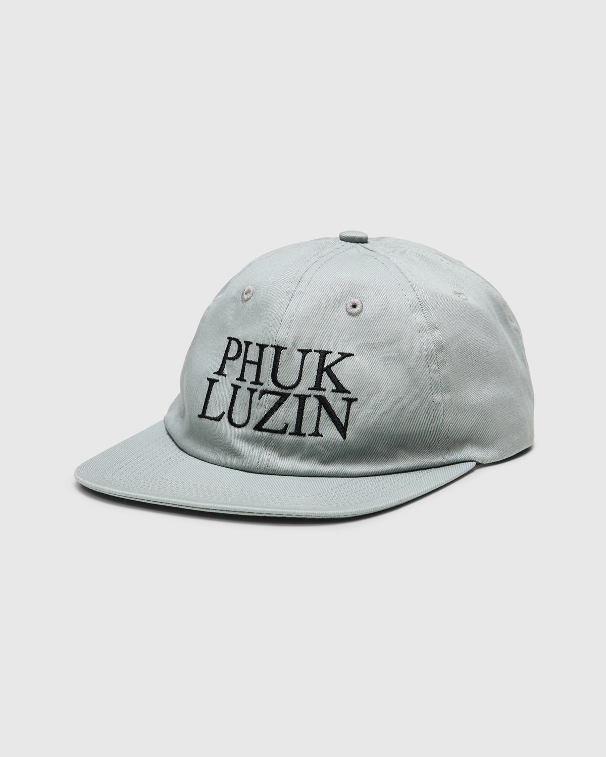 Metalwood Studio Phuk Luzin 6-Panel Strapback Hat in Blue Homme Essentials