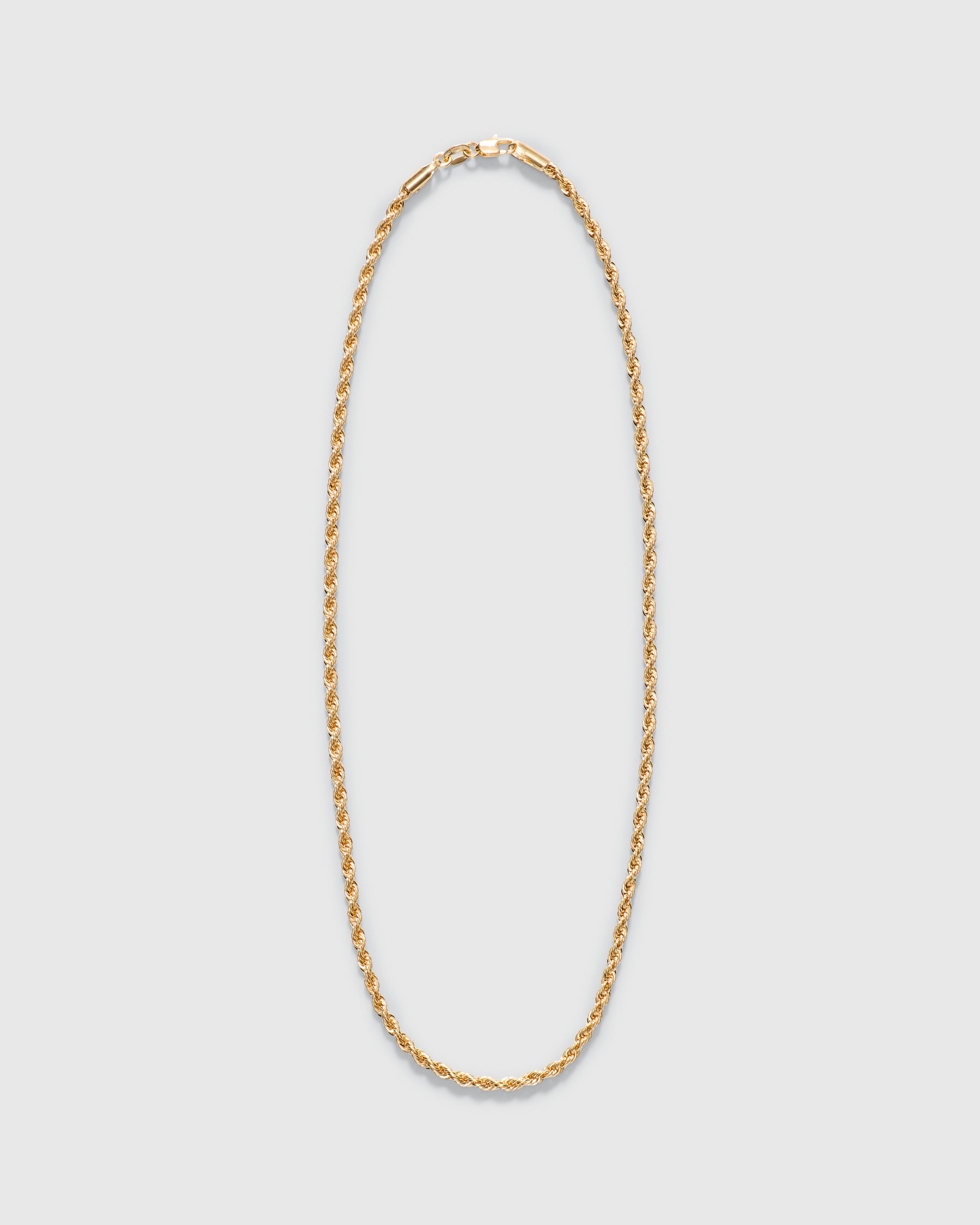 3mm Rope Chain in 18k Gold Fill