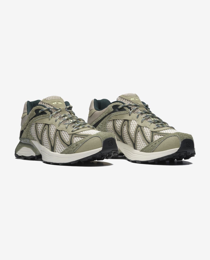 靴 SALOMON XT-WHISPER EMBROIDERY Salomon XT-Whisper Embroidery in Deep Lichen Green / Eucalyptus