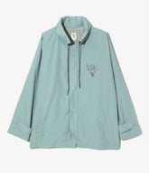 Coach Jacket Poly Tafetta in Sax