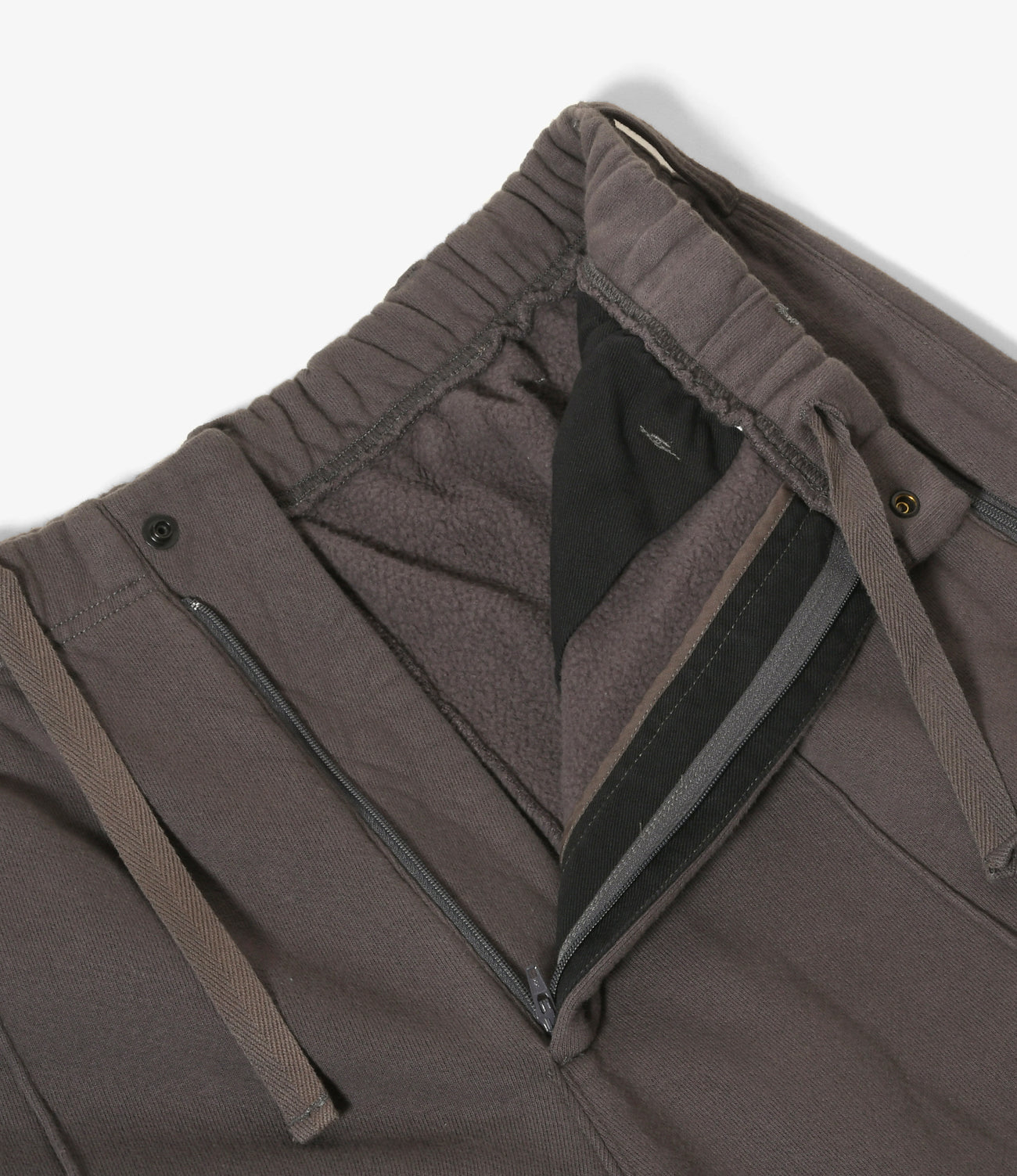 Knit Leisure Pant in Graphite 12oz Cotton Fleece