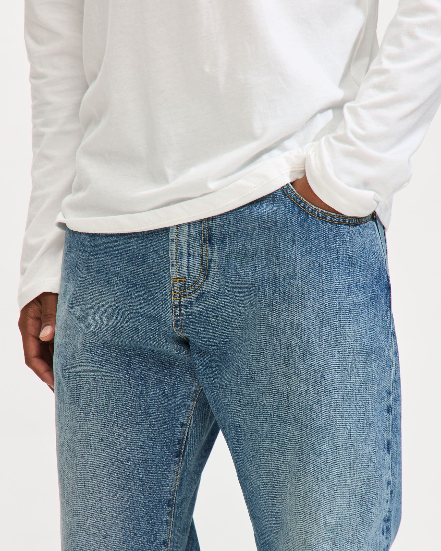 5 Pocket Jean in Bleach Wash