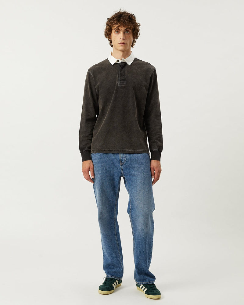 Rugby Long Sleeve in Black