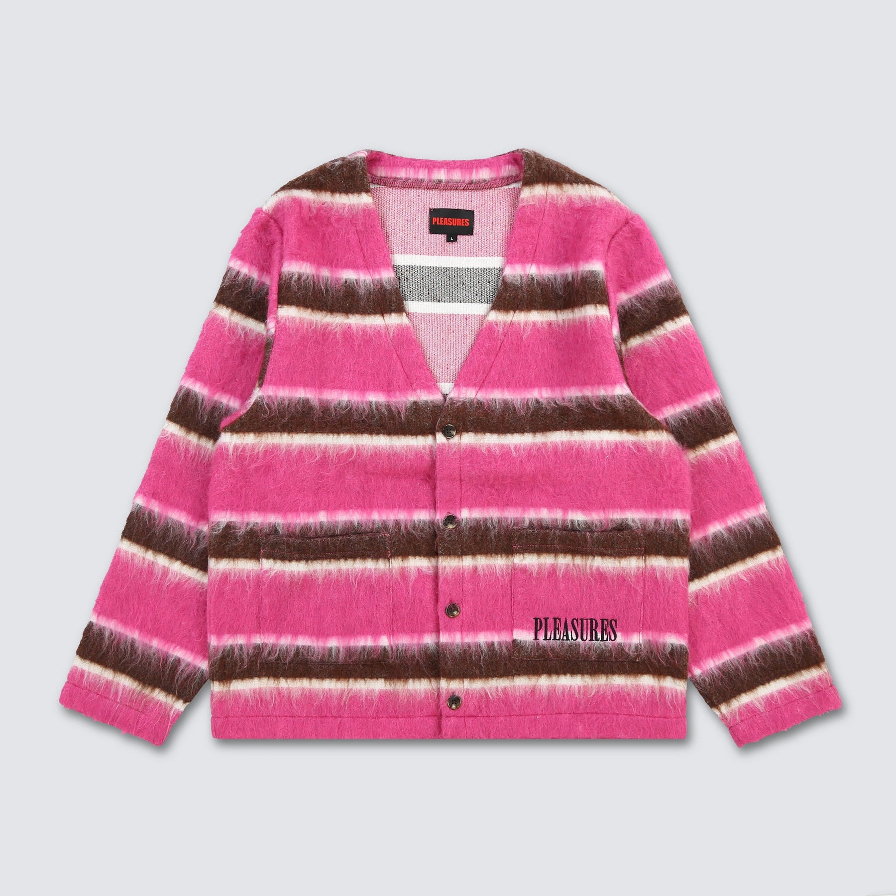Stack Cardigan in Pink