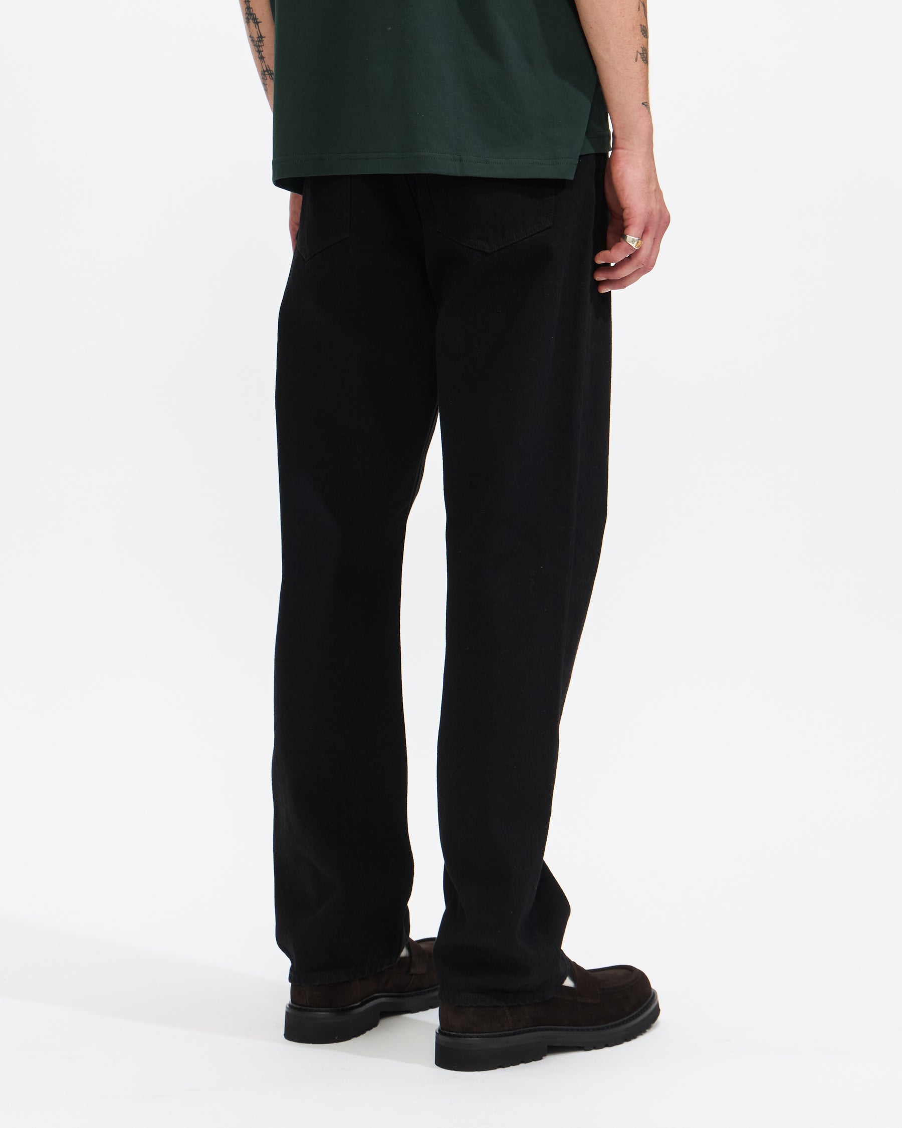 Saturdays NYC Denim Pant in Black Homme Essentials