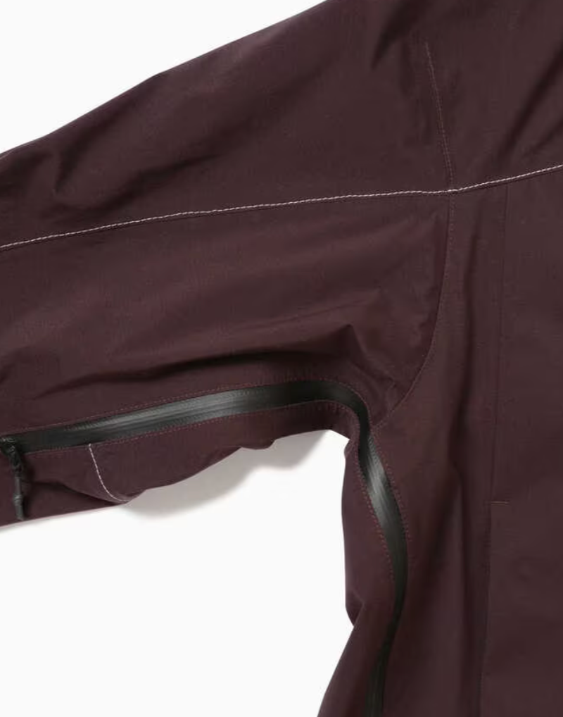 Pertex Shield Rain Jacket in Bordeaux