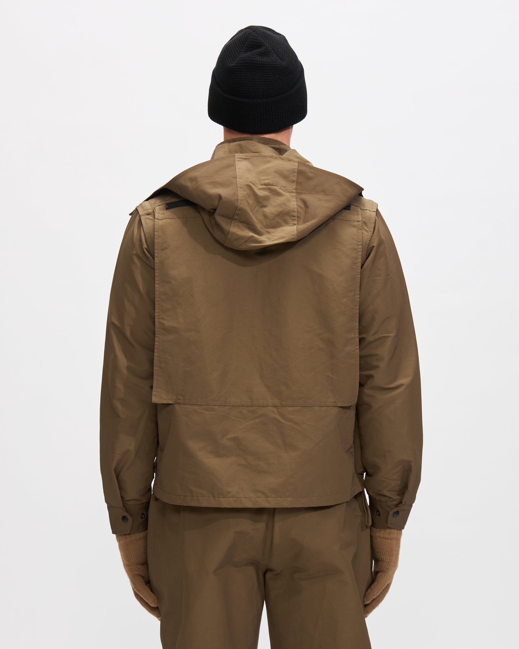 South2 West8 Tenkara Trout Parka in Olive C/N Grosgrain Homme Essentials