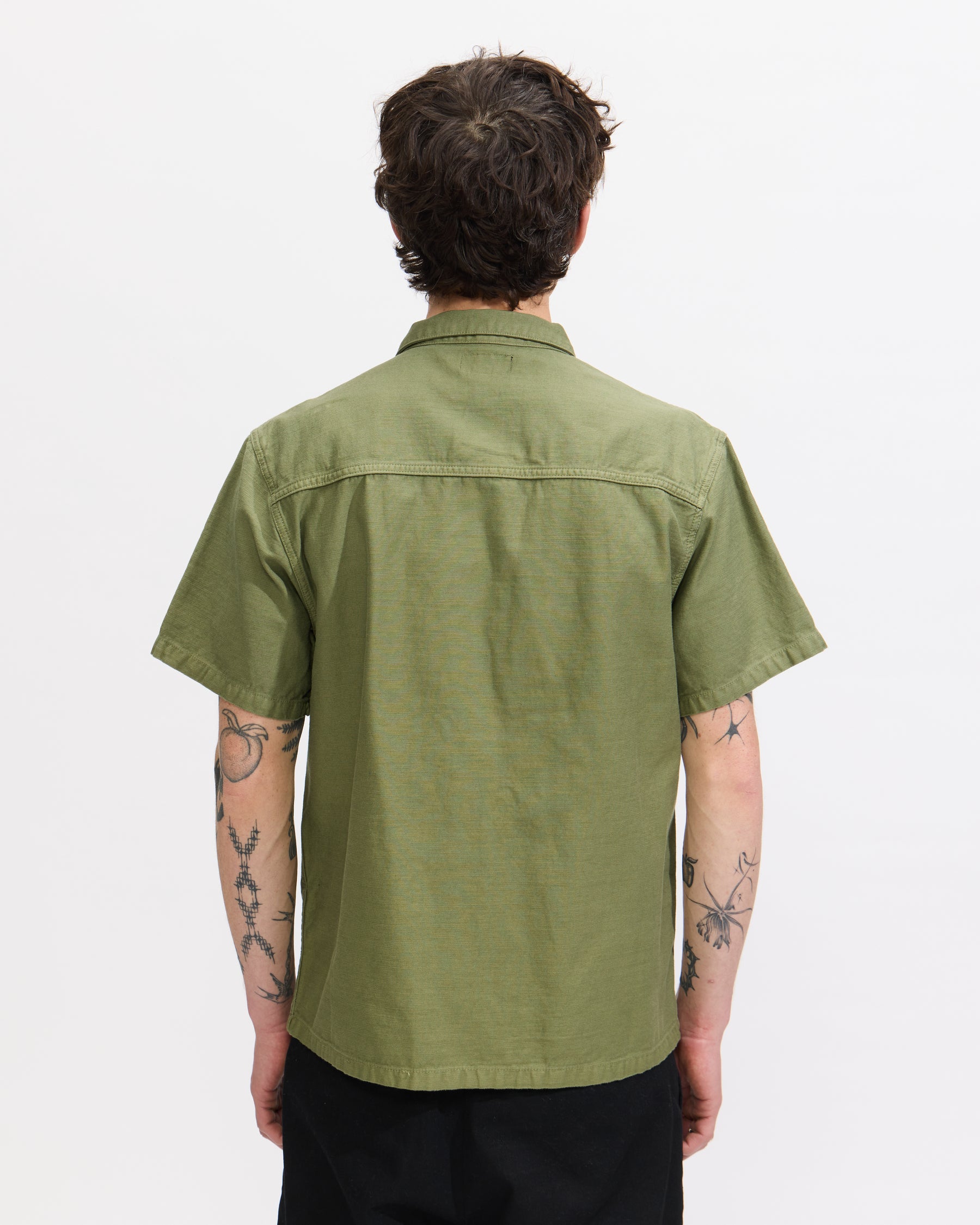 Stan Ray Short Sleeve CPO Shirt in Olive Homme Essentials