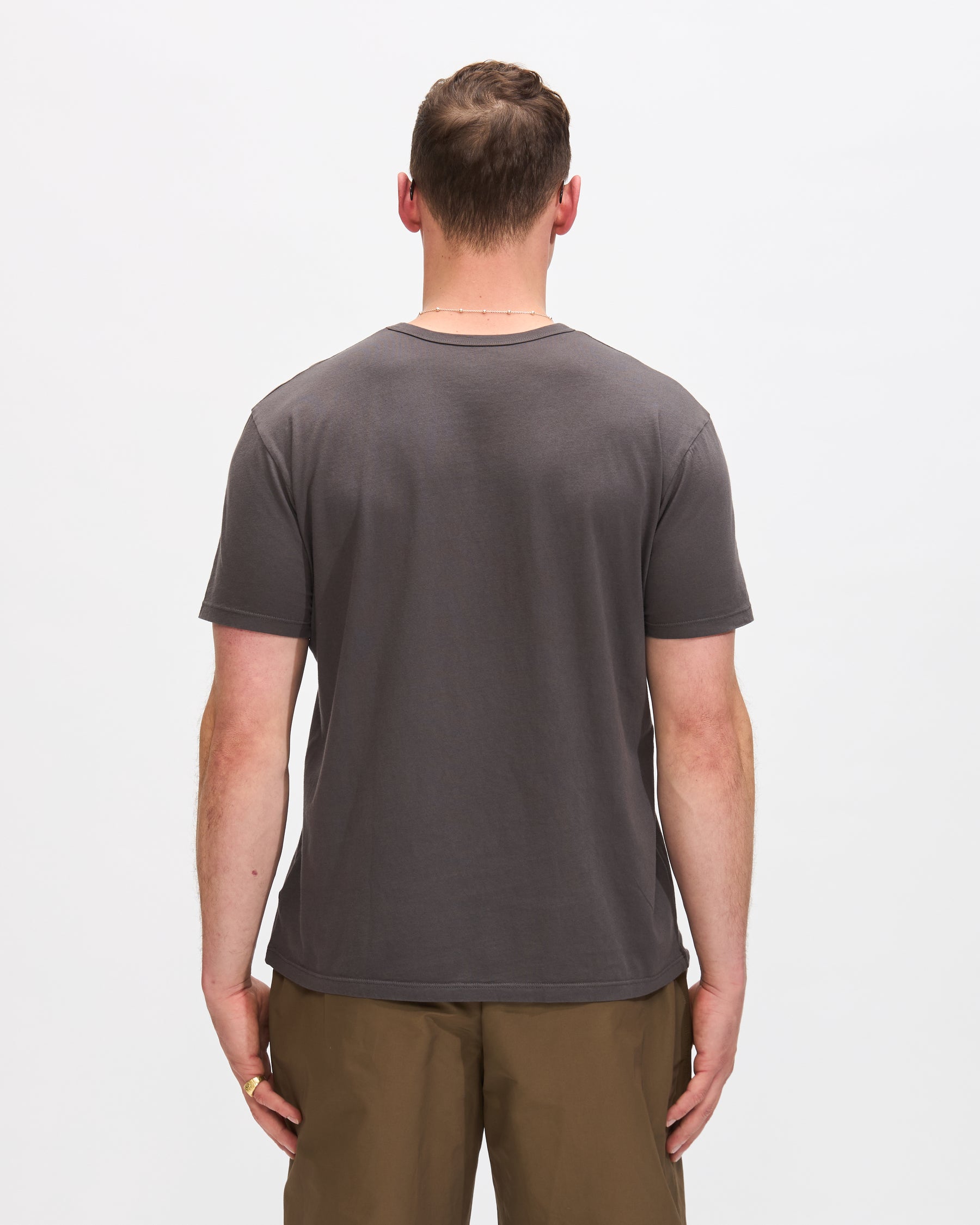 Standard Issue Fitted Tee in Vintage Black Homme Essentials