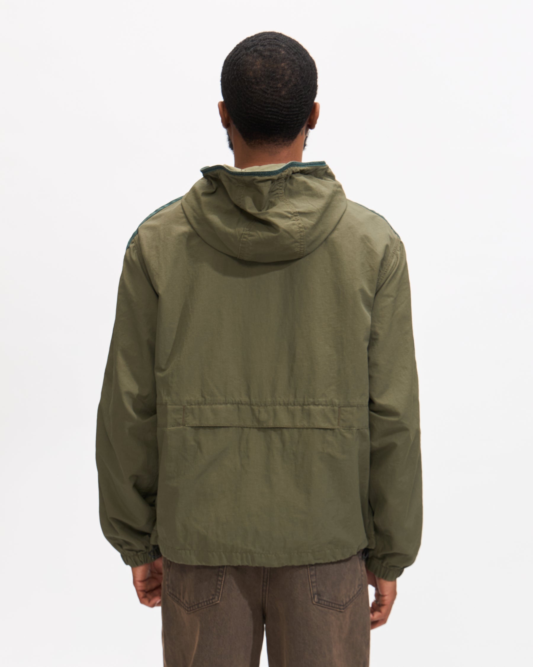 Thisisneverthat Anorak Jacket in Olive Homme Essentials